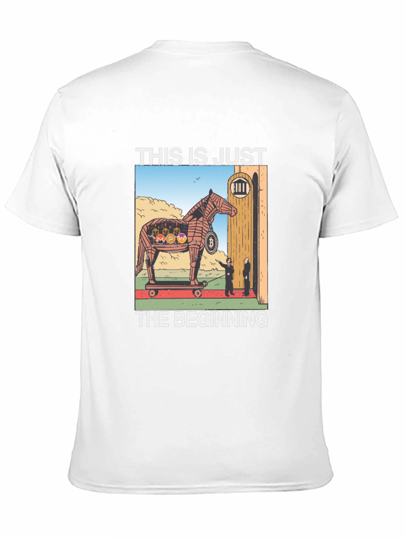 Cryptocurrency Trojan Horse Graphic Tee