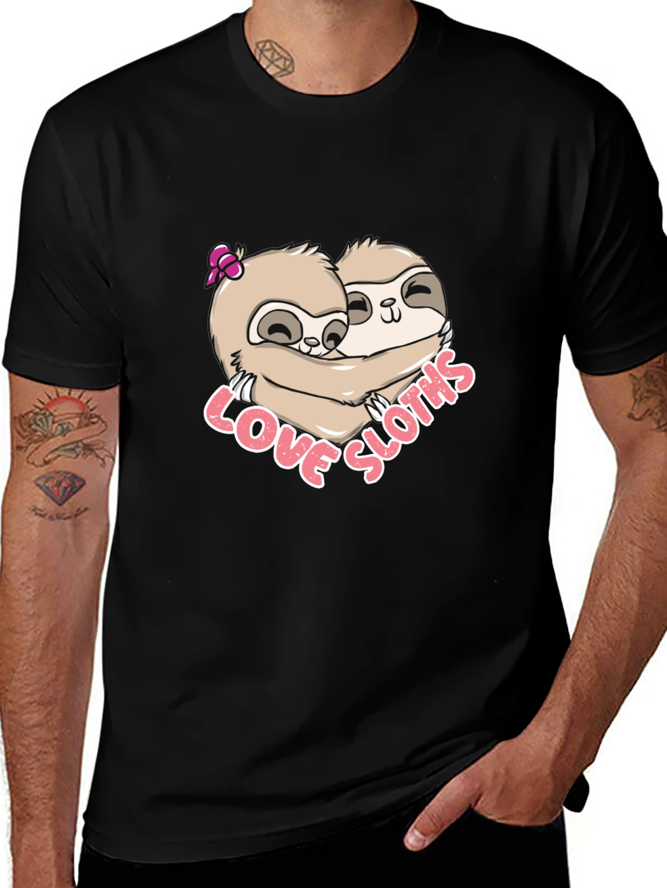 Love Sloths T-Shirt - Cute Animal Tee
