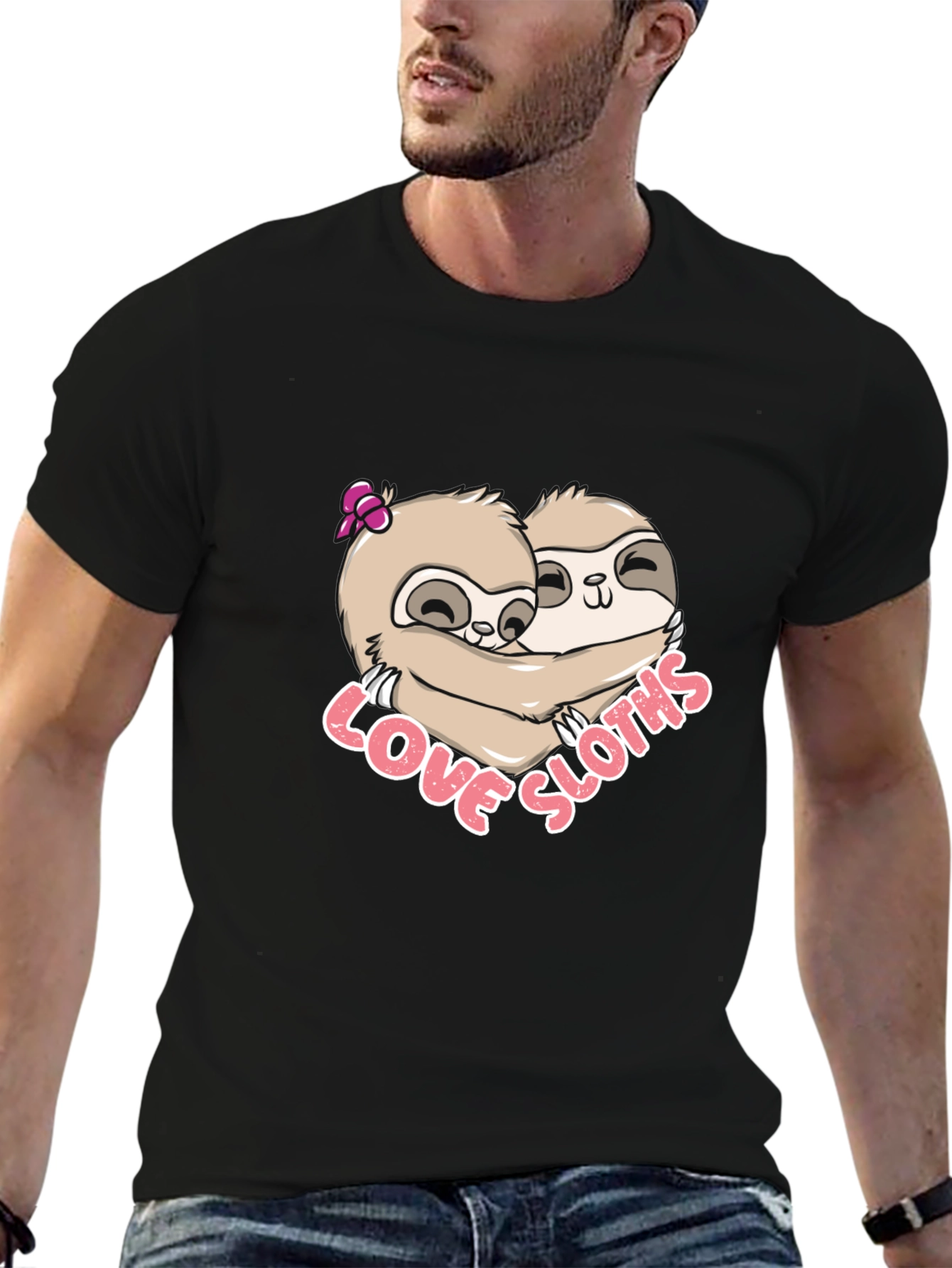 Love Sloths T-Shirt - Cute Animal Tee