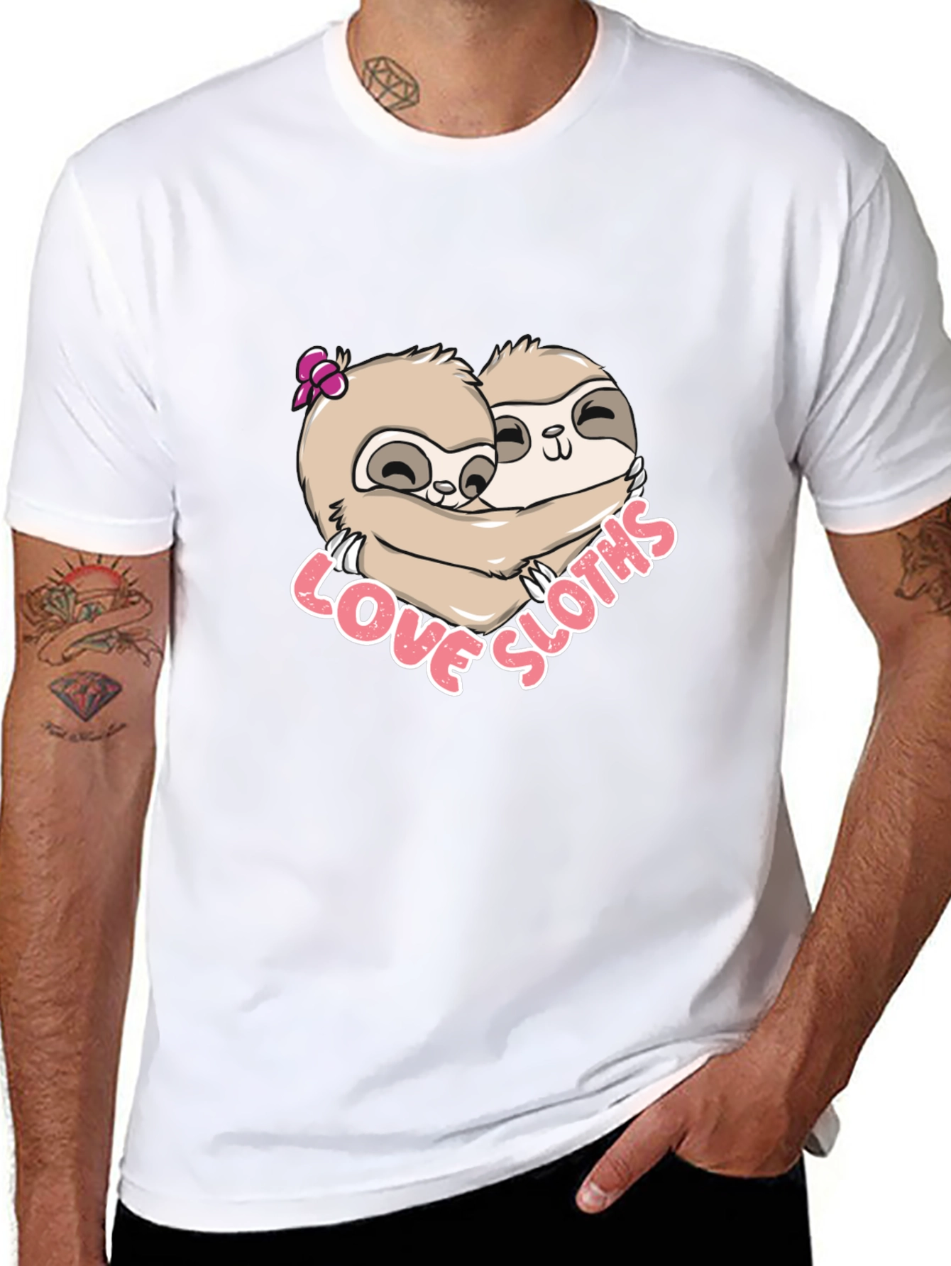 Love Sloths T-Shirt - Cute Animal Tee