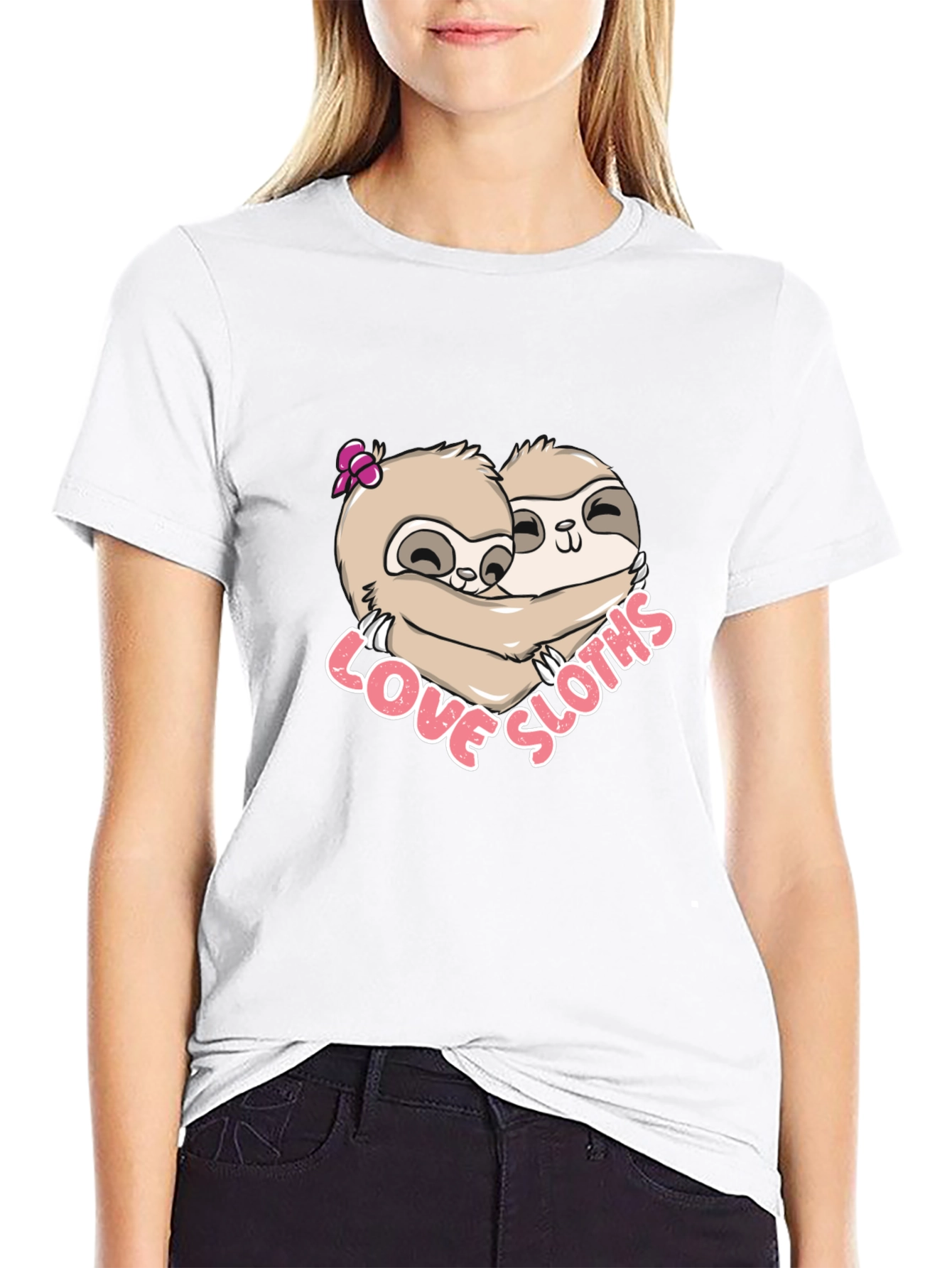 Love Sloths T-Shirt - Cute Animal Tee