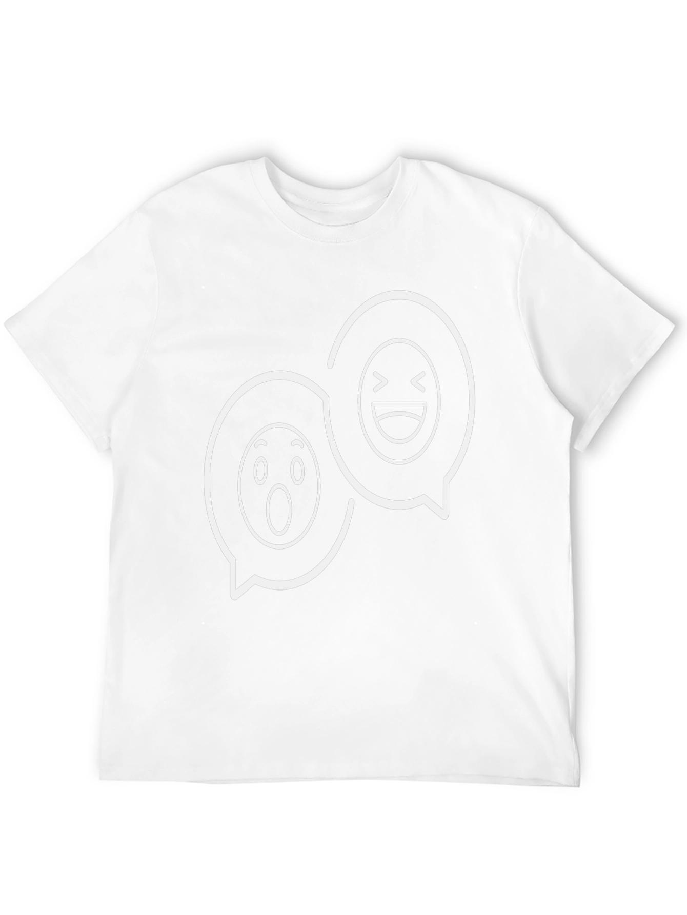 Emoji Chat Black Tee