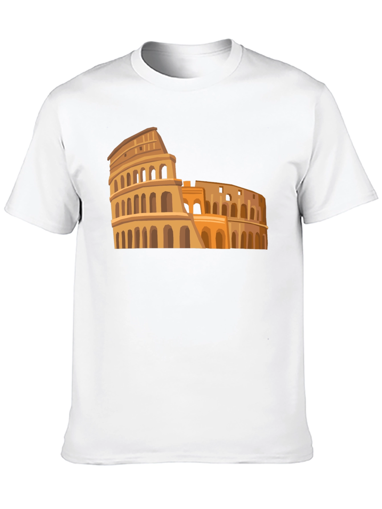 Colosseum Graphic Tee - Black Cotton Comfort
