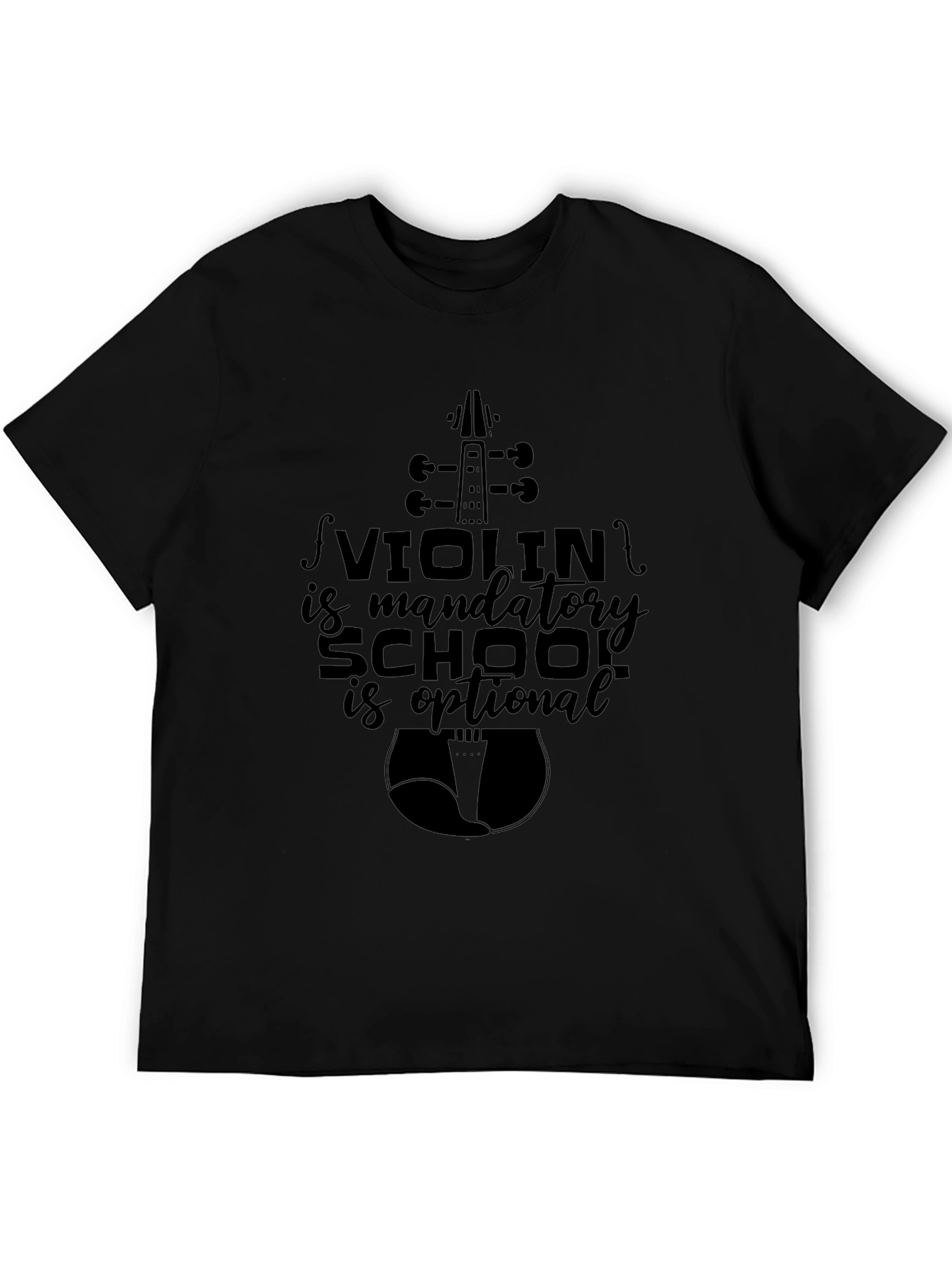 Violin is Mandatory T-Shirt - Music Lover Tee