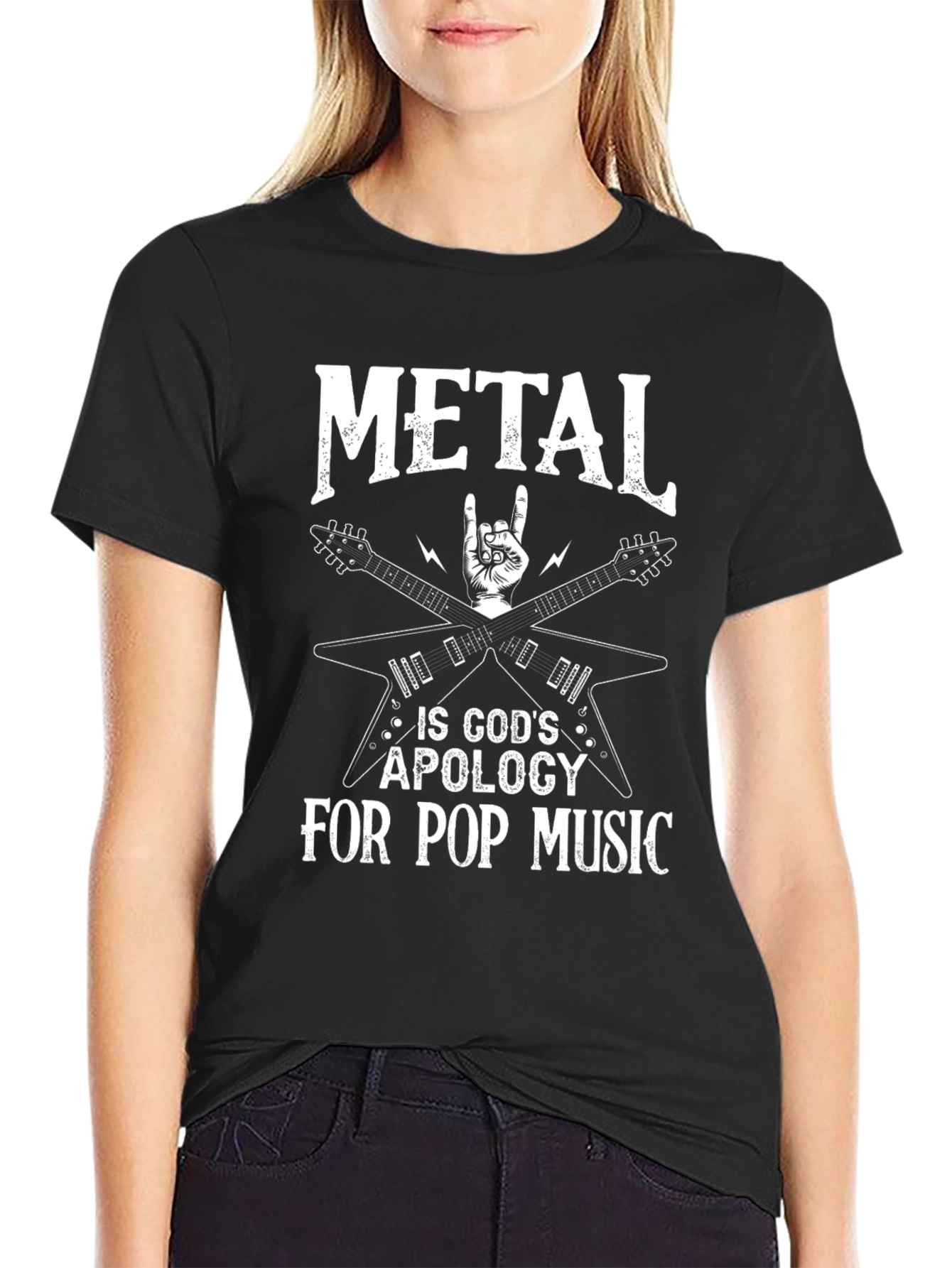 Metal is Gods Apology Graphic Tee