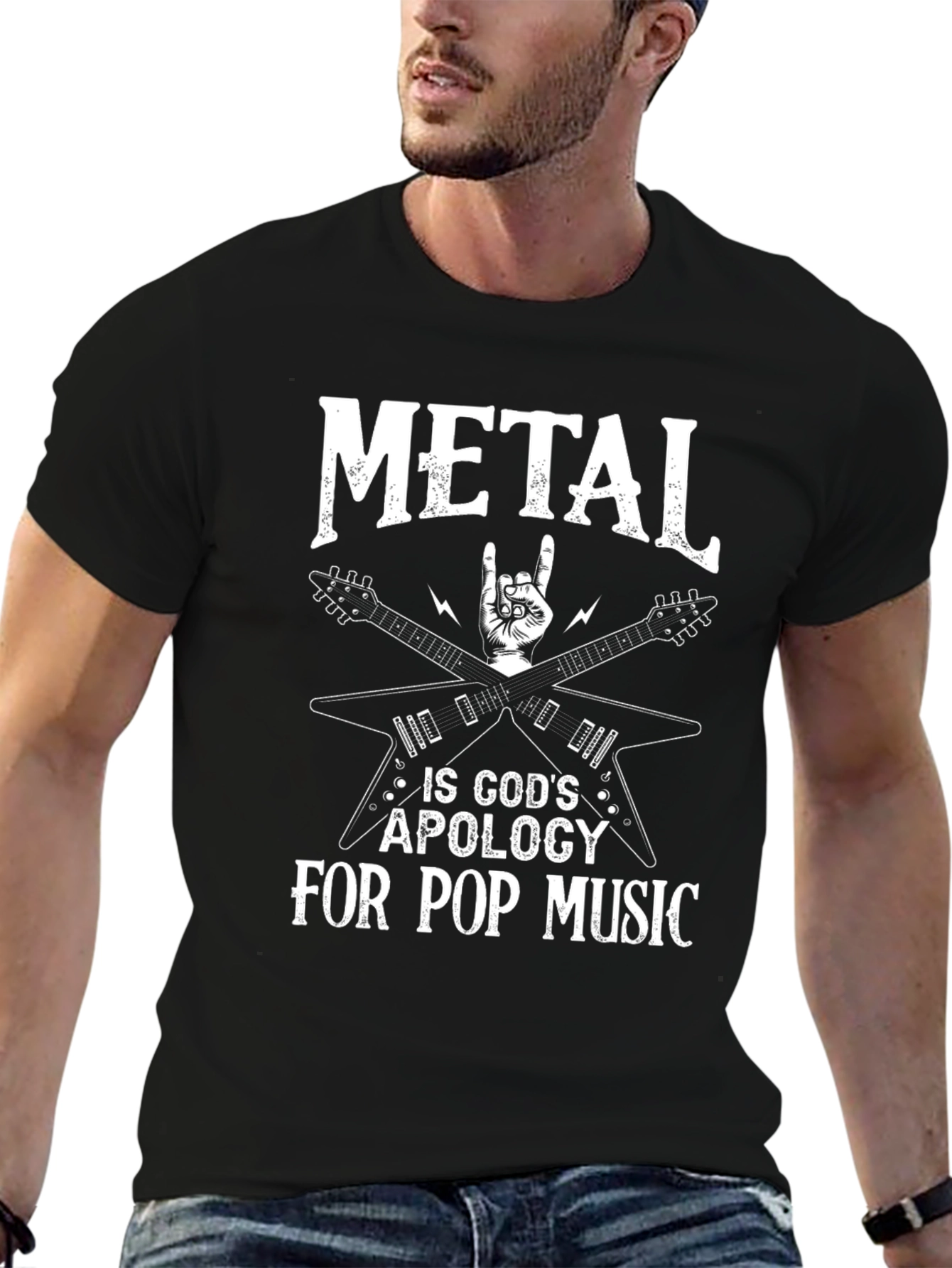 Metal is Gods Apology Graphic Tee