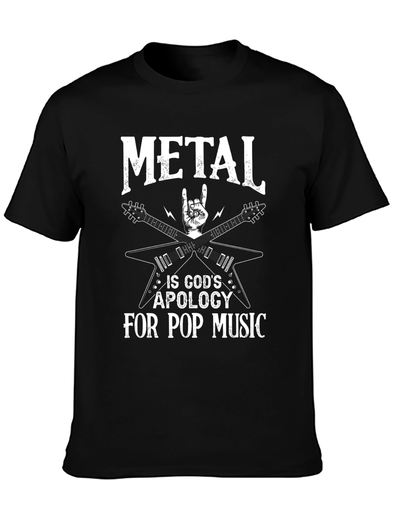 Metal is Gods Apology Graphic Tee