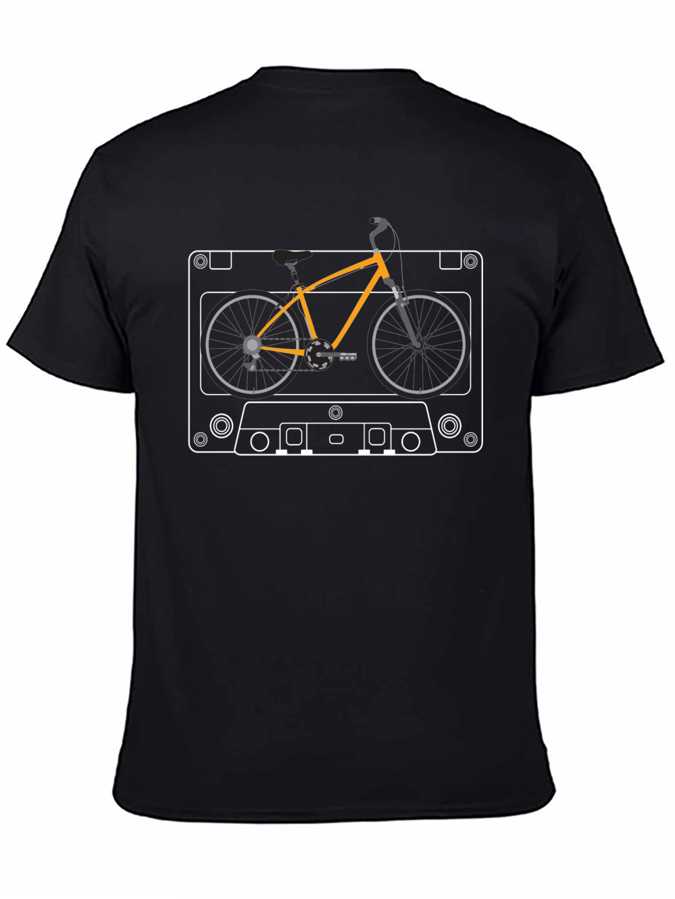 Retro Bicycle Cassette Tape Graphic Tee