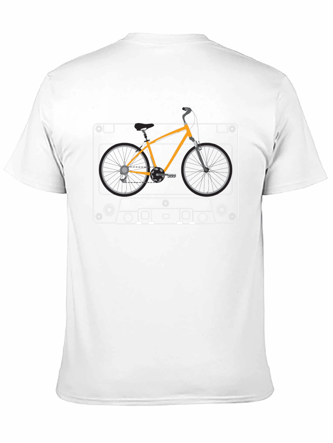 Retro Bicycle Cassette Tape Graphic Tee