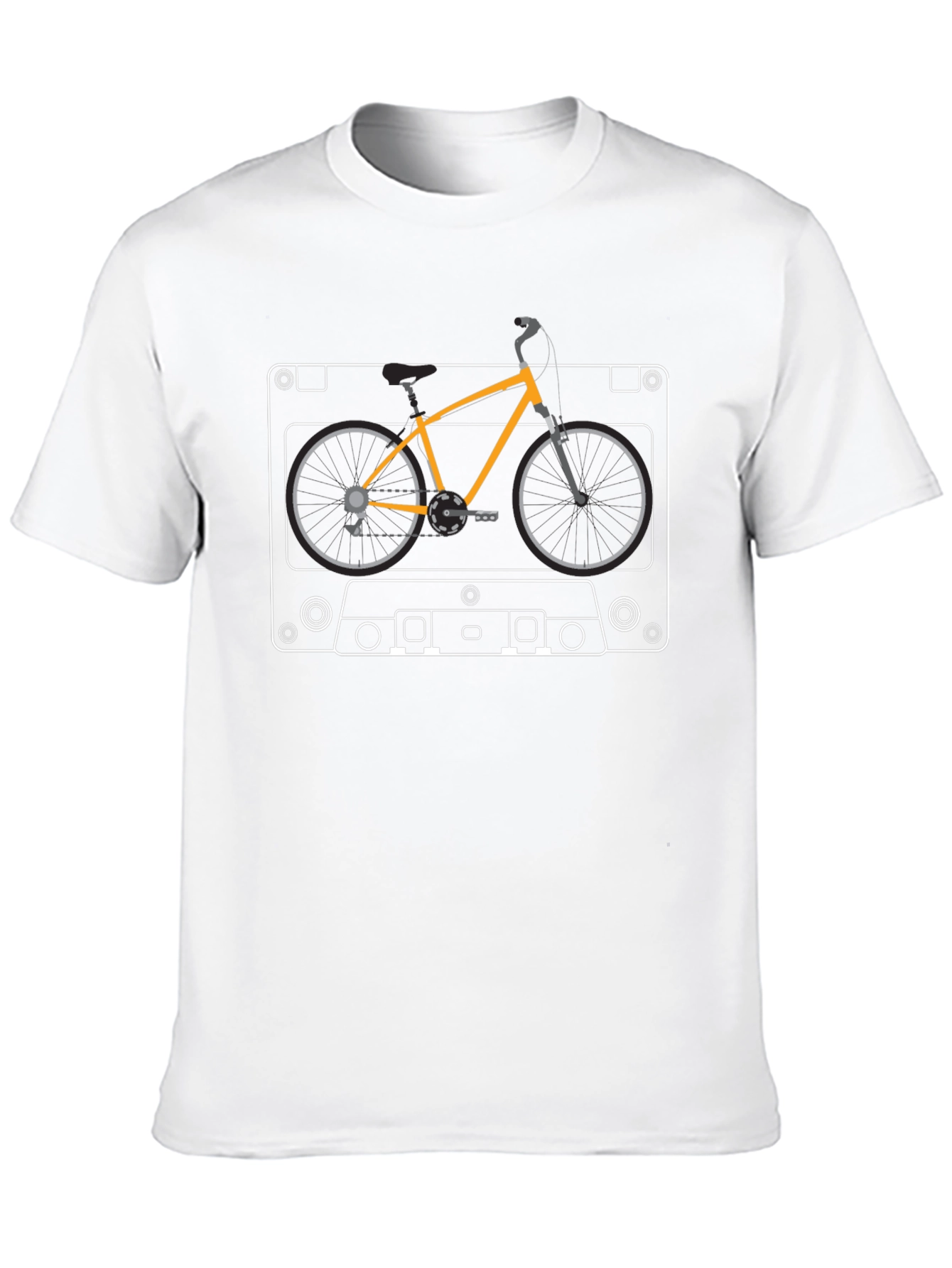 Retro Bicycle Cassette Tape Graphic Tee