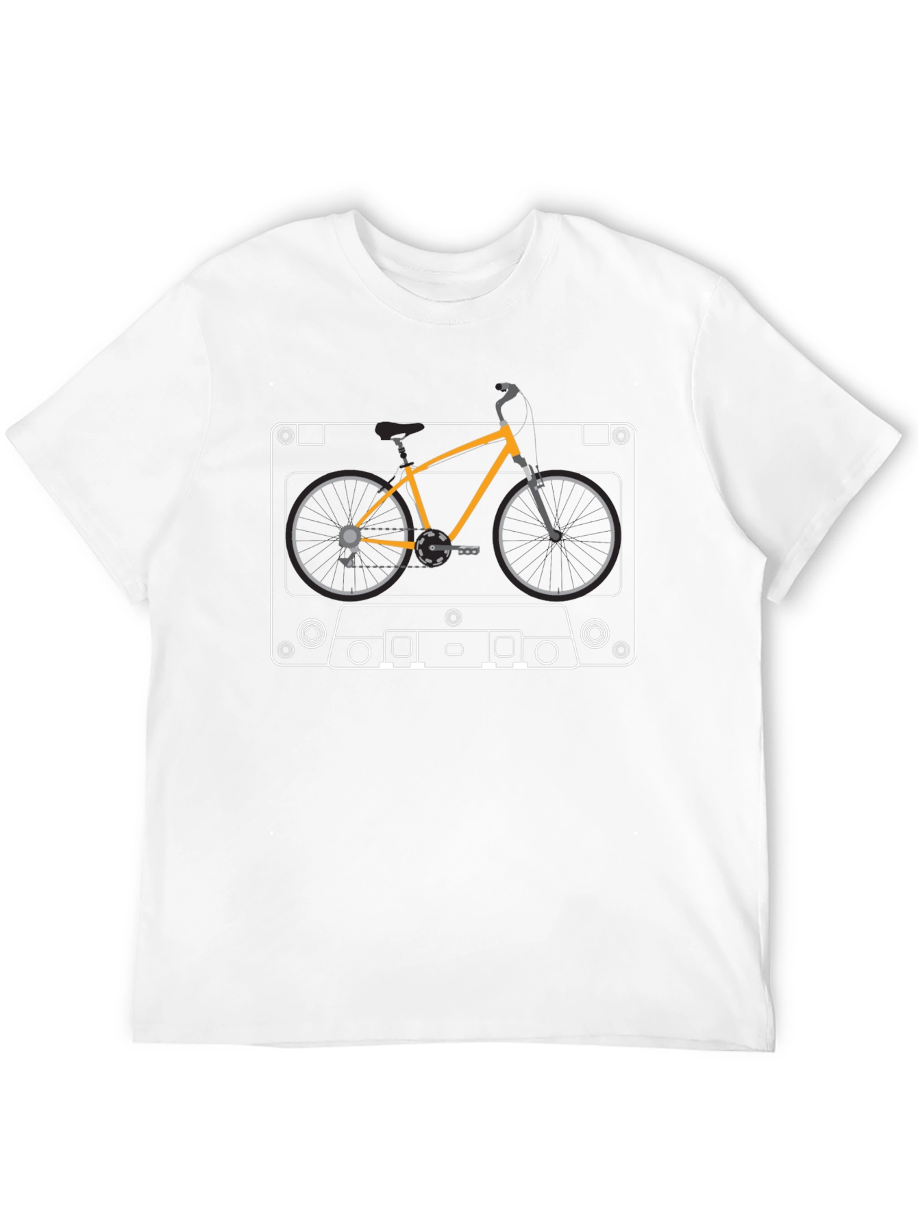 Retro Bicycle Cassette Tape Graphic Tee
