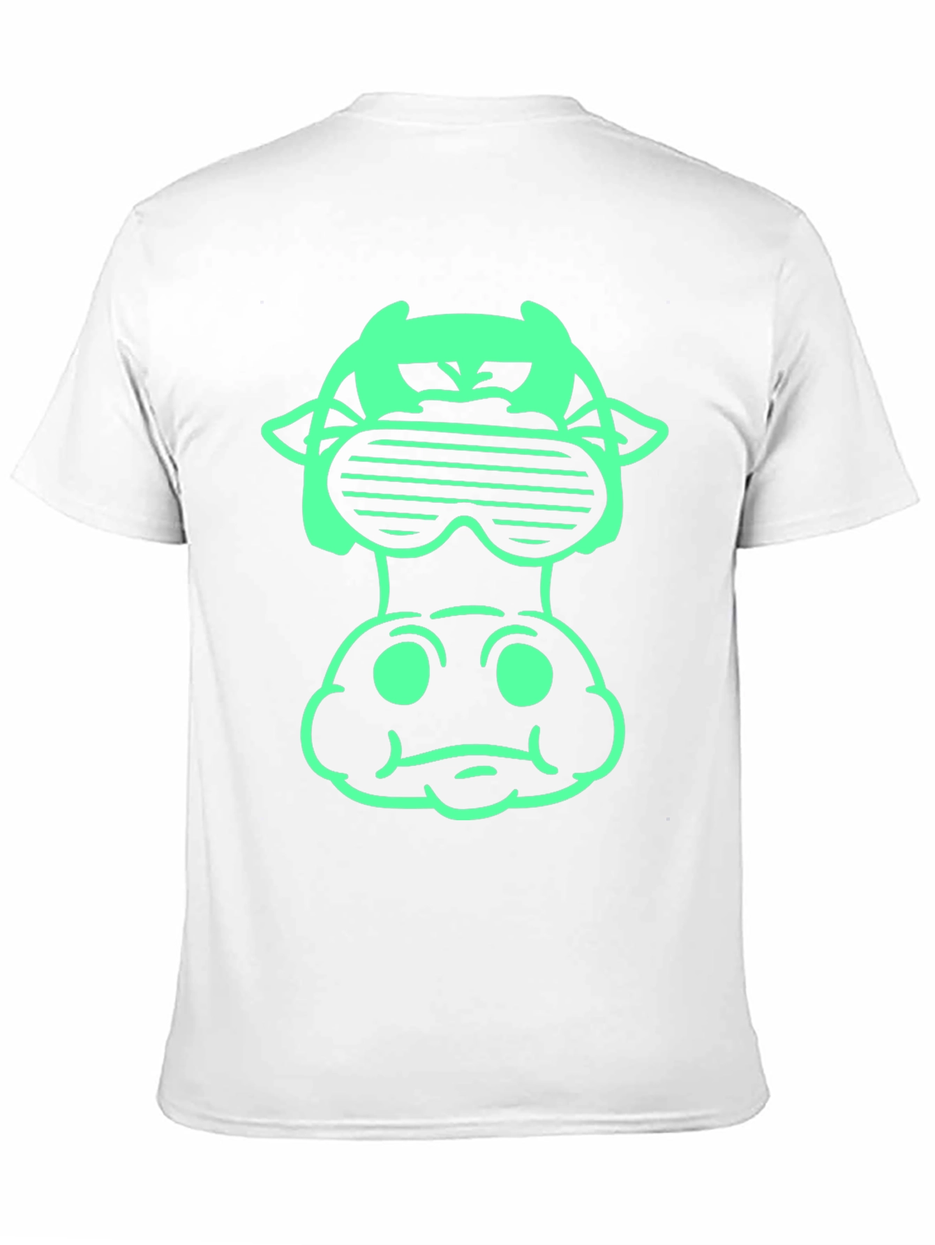 Cool Cow Graphic Tee - Black Cotton Shirt