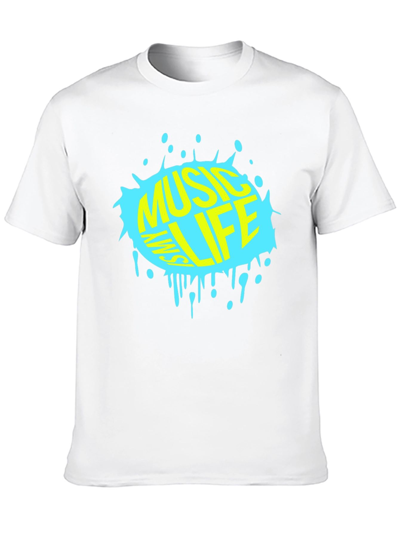 Music is My Life T-Shirt - Black Graphic Tee