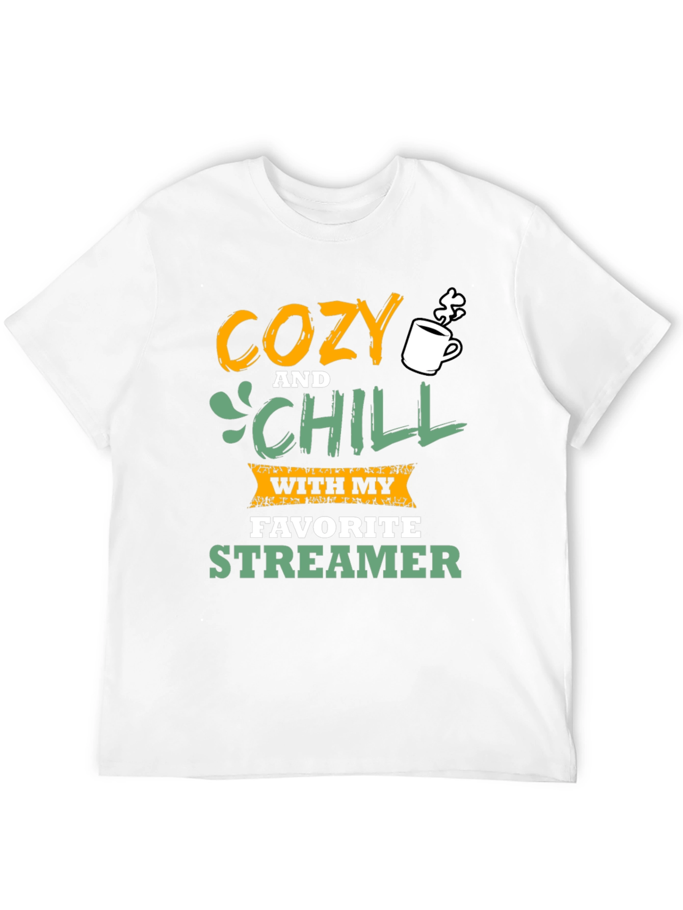 Cozy & Chill Streamer Tee - Gamer Apparel