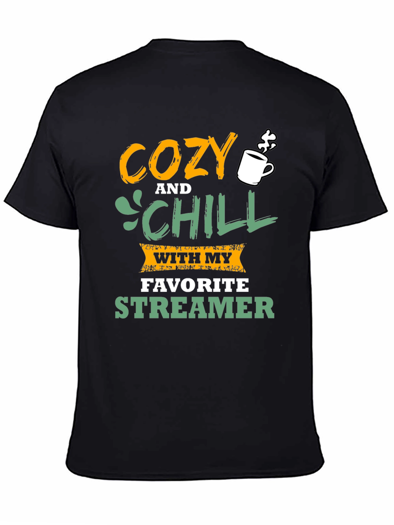 Cozy & Chill Streamer Tee - Gamer Apparel