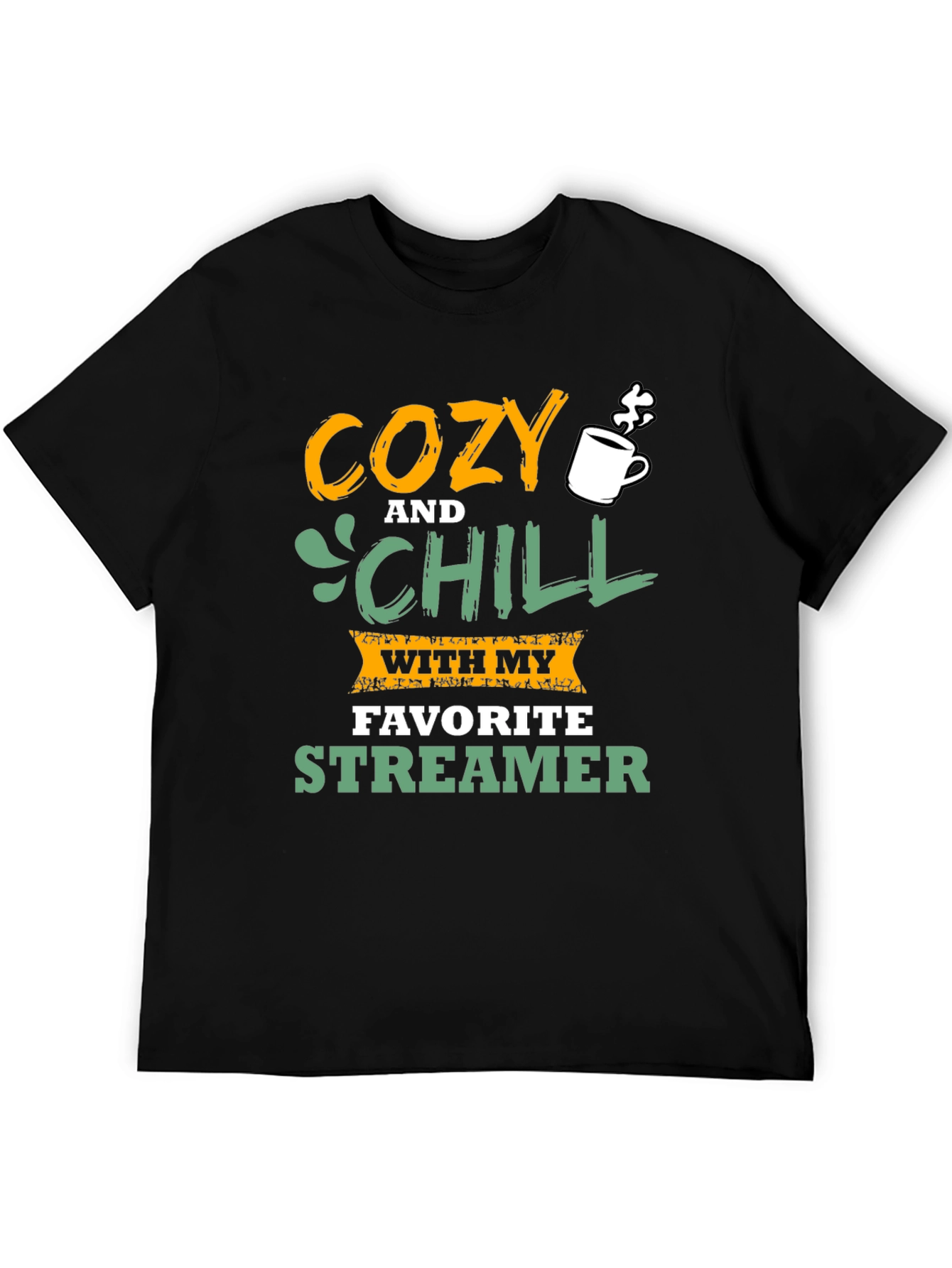 Cozy & Chill Streamer Tee - Gamer Apparel