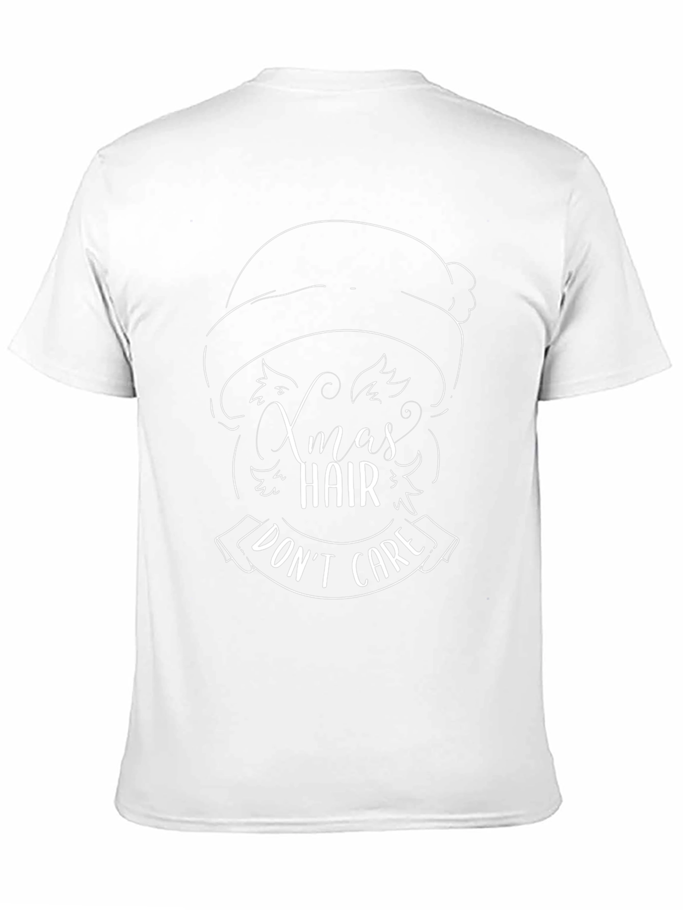 Xmas Hair Dont Care Graphic Tee
