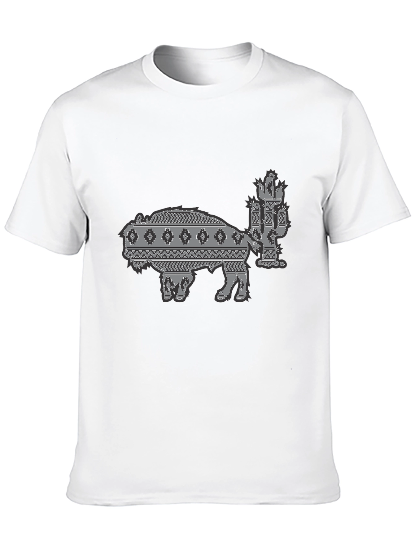 Western Buffalo Cactus Graphic Tee