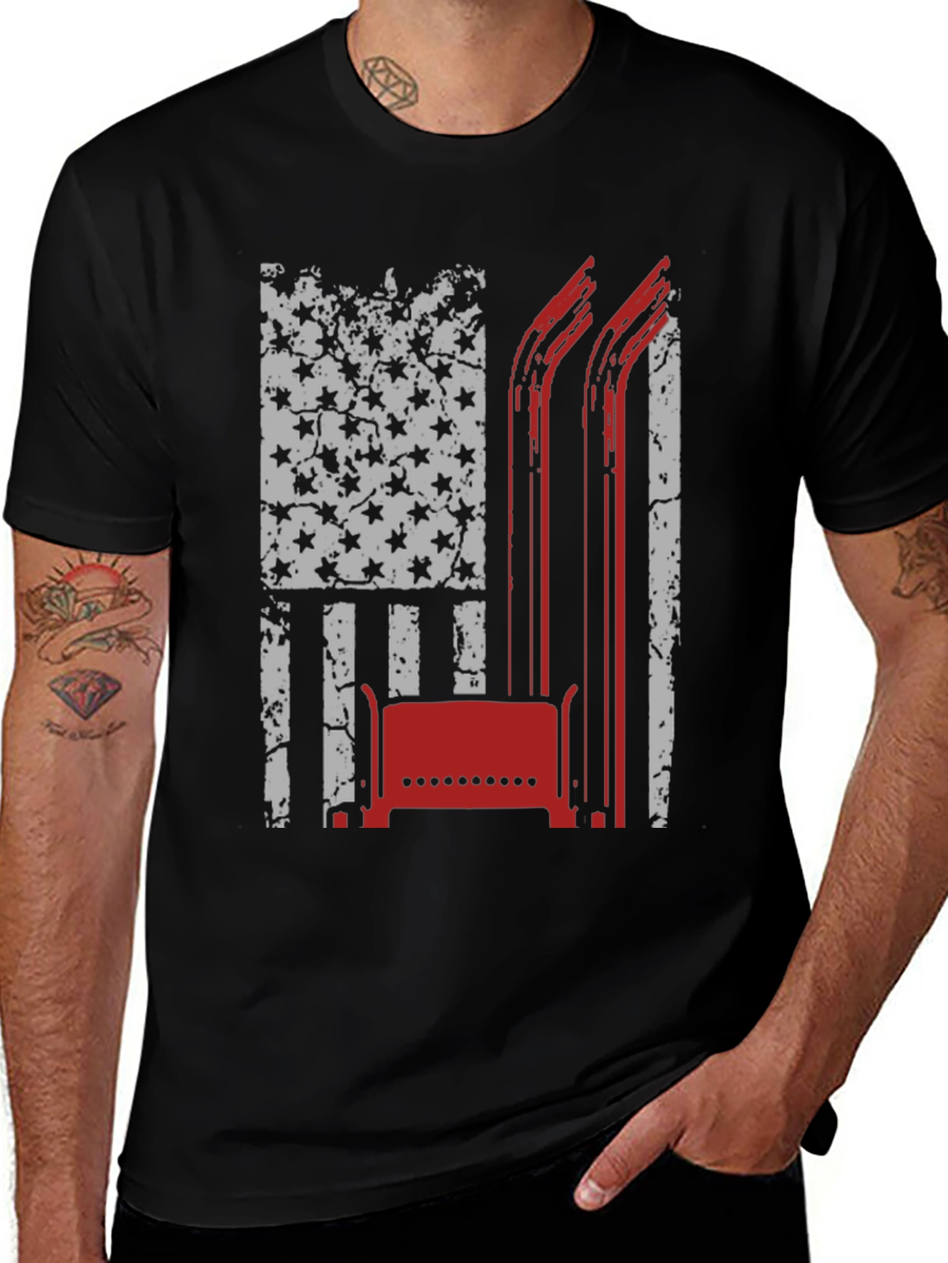 Trucker Flag Graphic Tee