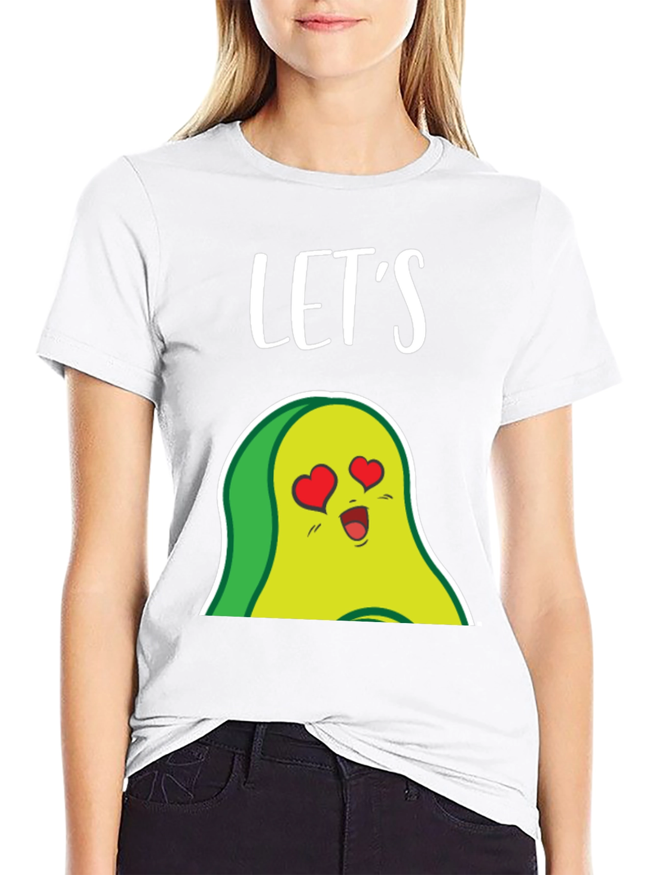 Lets Avocado In Love Graphic T-Shirt