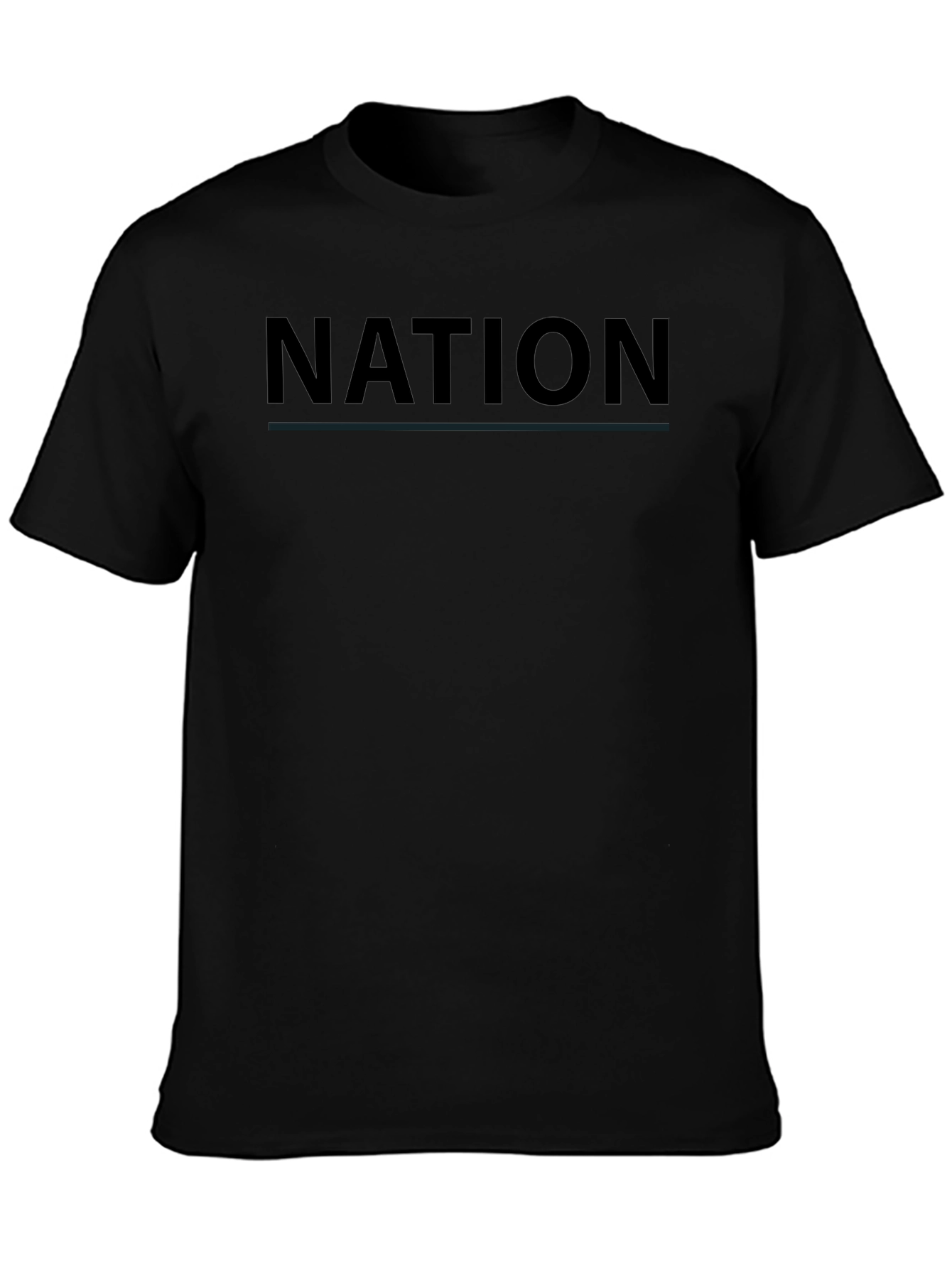 Nation Graphic Tee - Mens Black T-Shirt