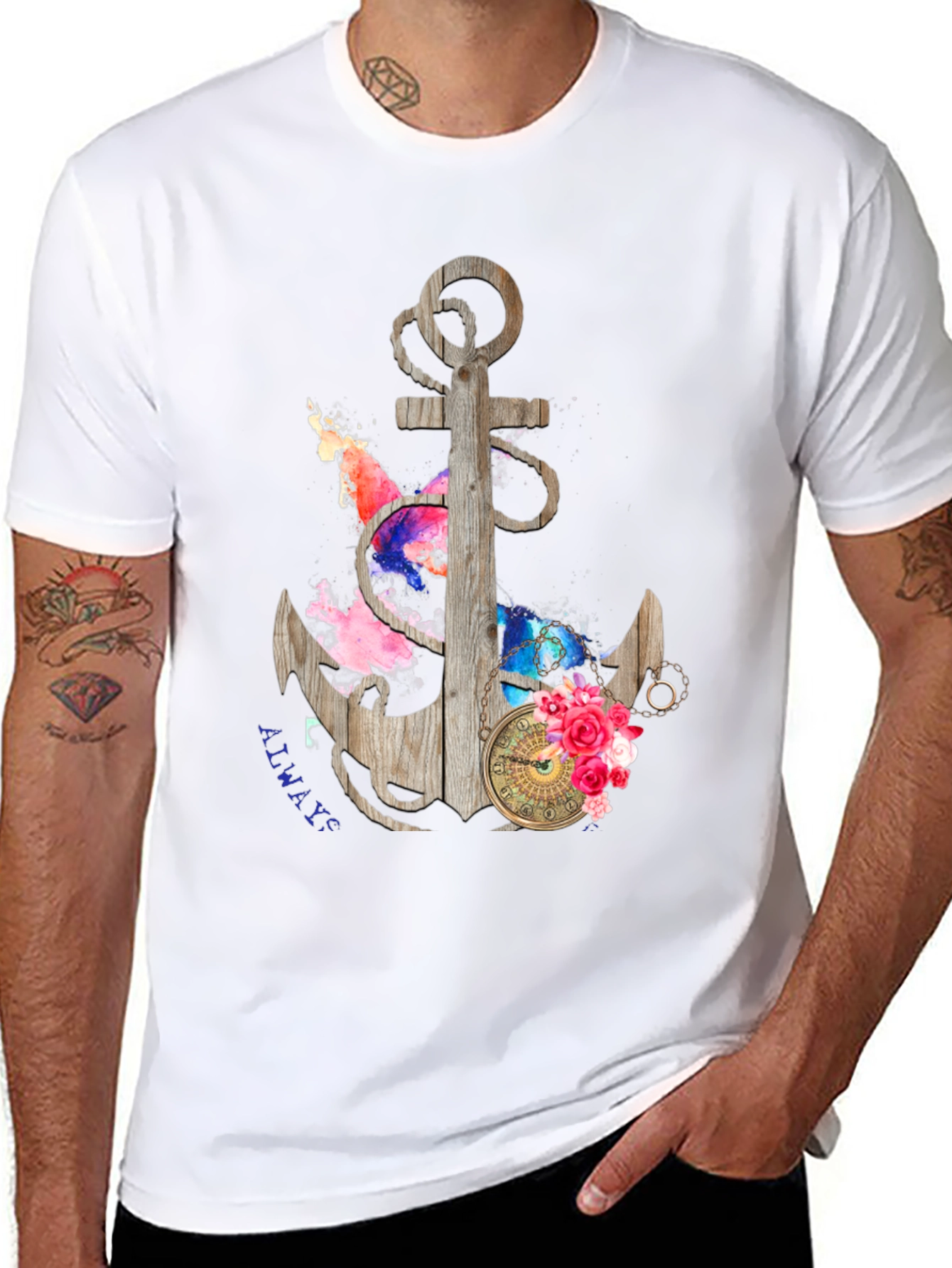 Anchor Always T-Shirt - Nautical Style