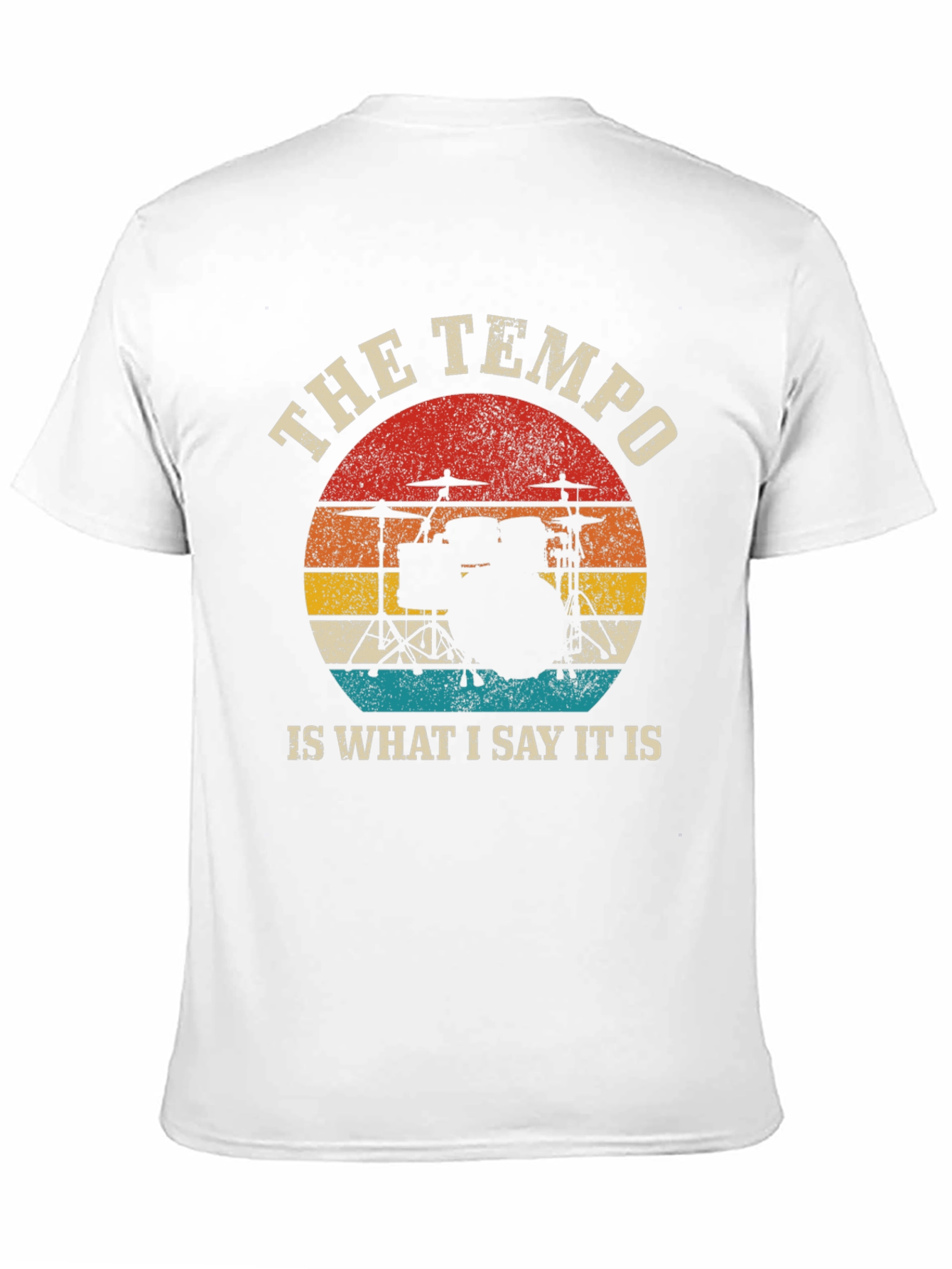 The Tempo Drummer Black T-Shirt