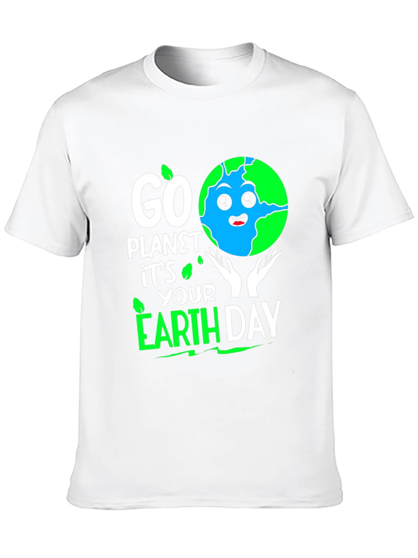 Go Planet Earth Day T-Shirt - Eco Friendly Design
