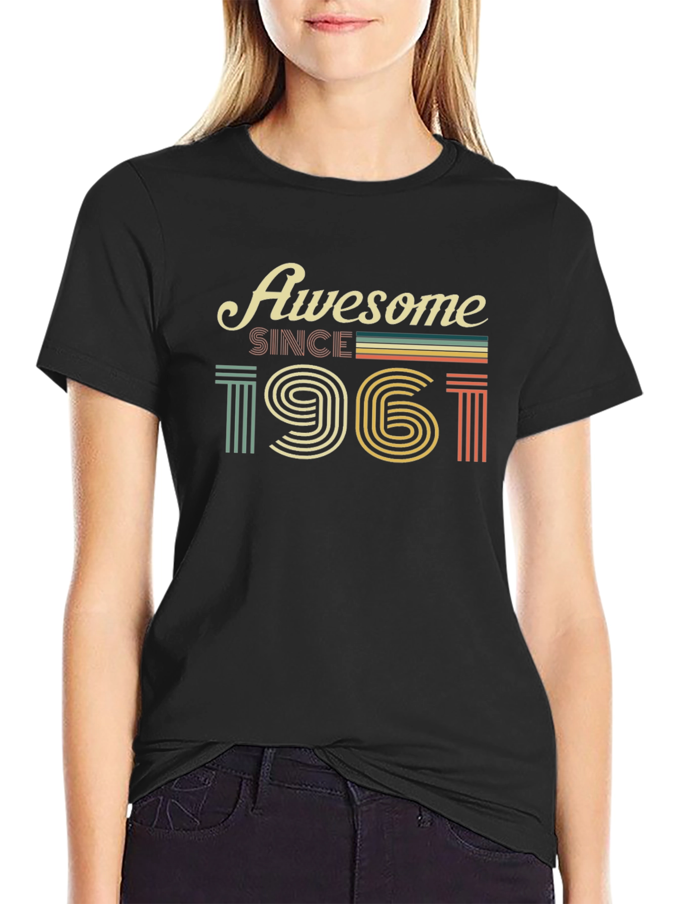 Awesome Since 1961 Retro Graphic T-Shirt