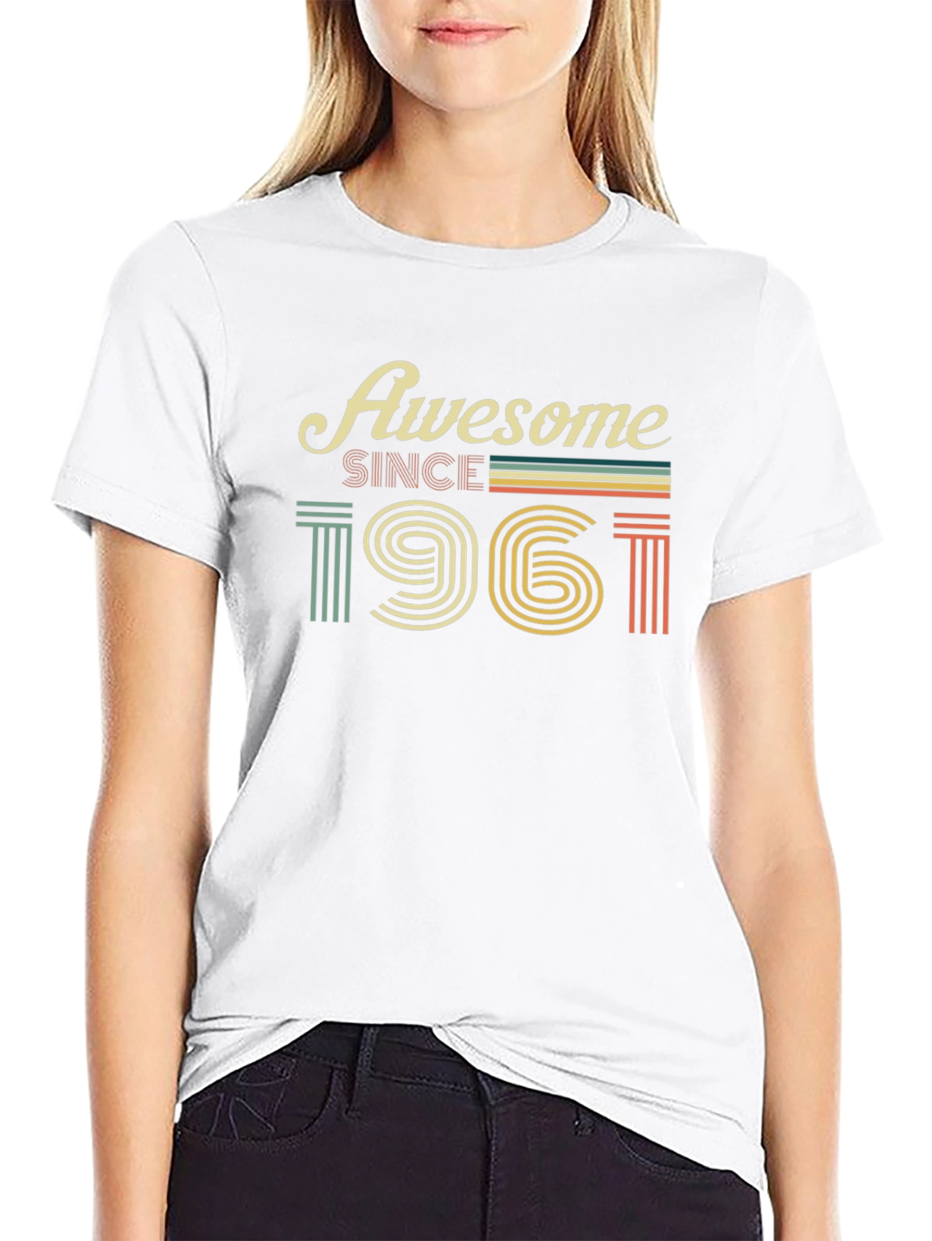 Awesome Since 1961 Retro Graphic T-Shirt