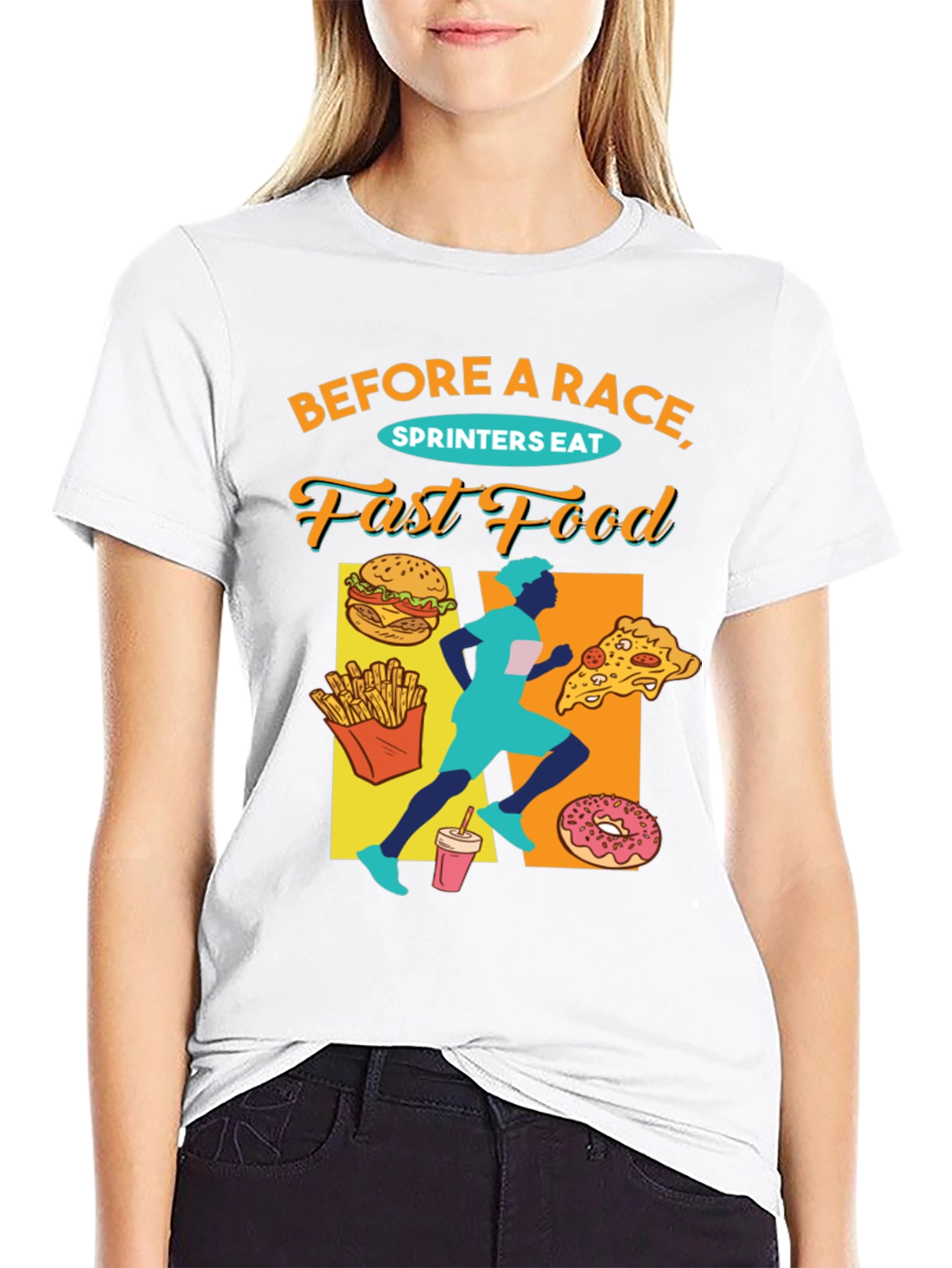 Funny Sprinter Fast Food T-Shirt