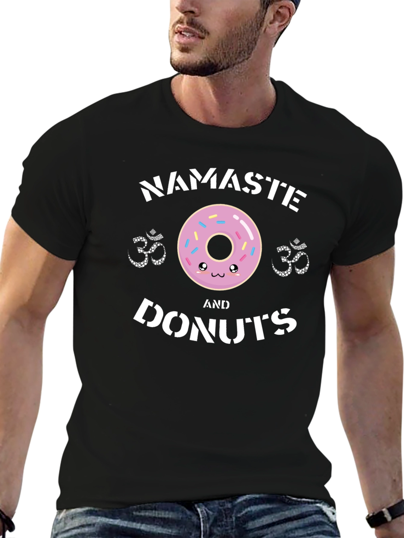 Namaste & Donuts Graphic T-Shirt