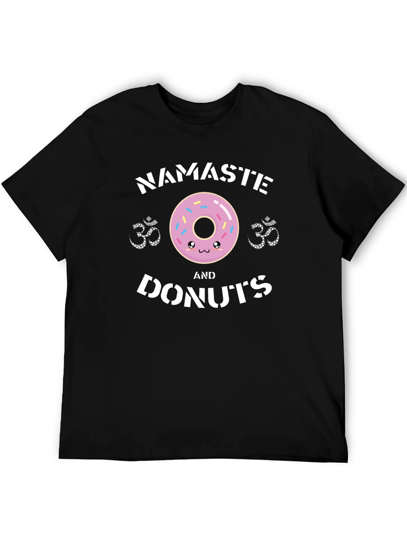 Namaste & Donuts Graphic T-Shirt