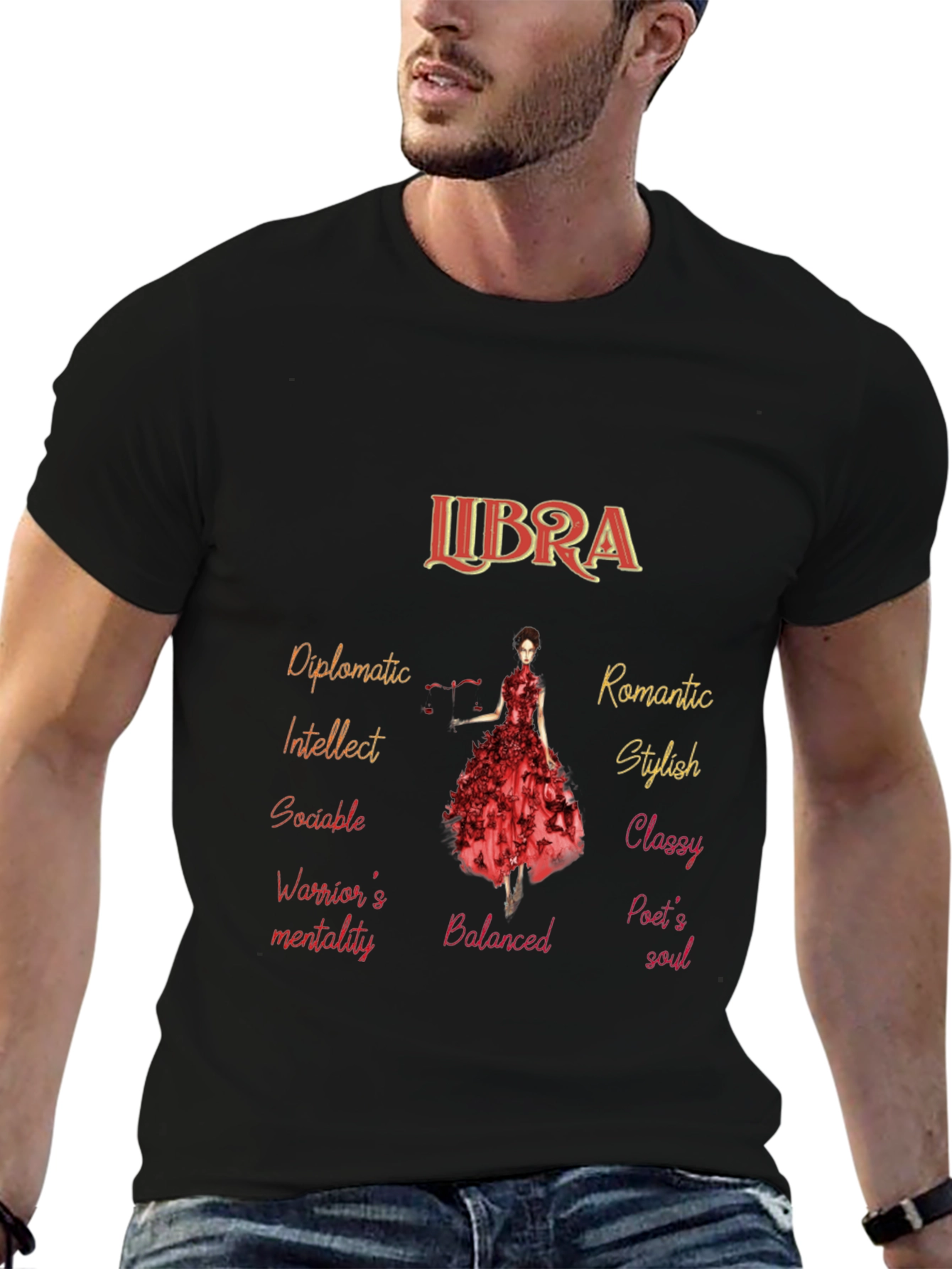 Libra Zodiac T-Shirt - Stylish Astrology Tee