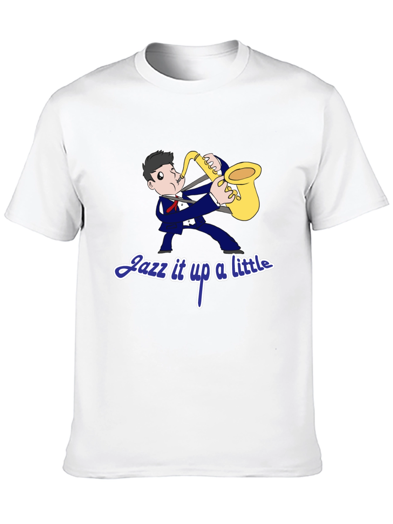 Jazz Musician Graphic T-Shirt - Black