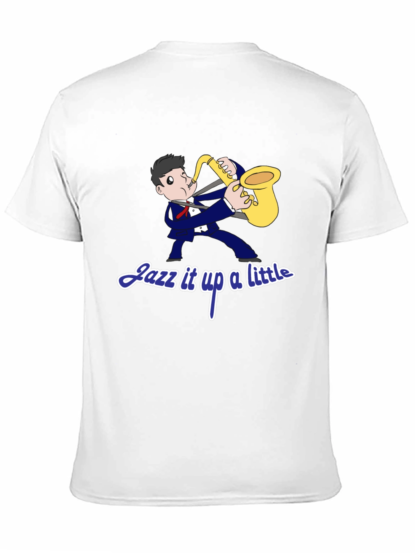 Jazz Musician Graphic T-Shirt - Black