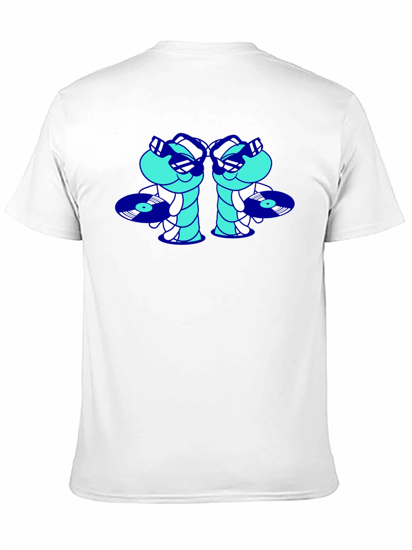 Cool DJ Worms Black T-Shirt