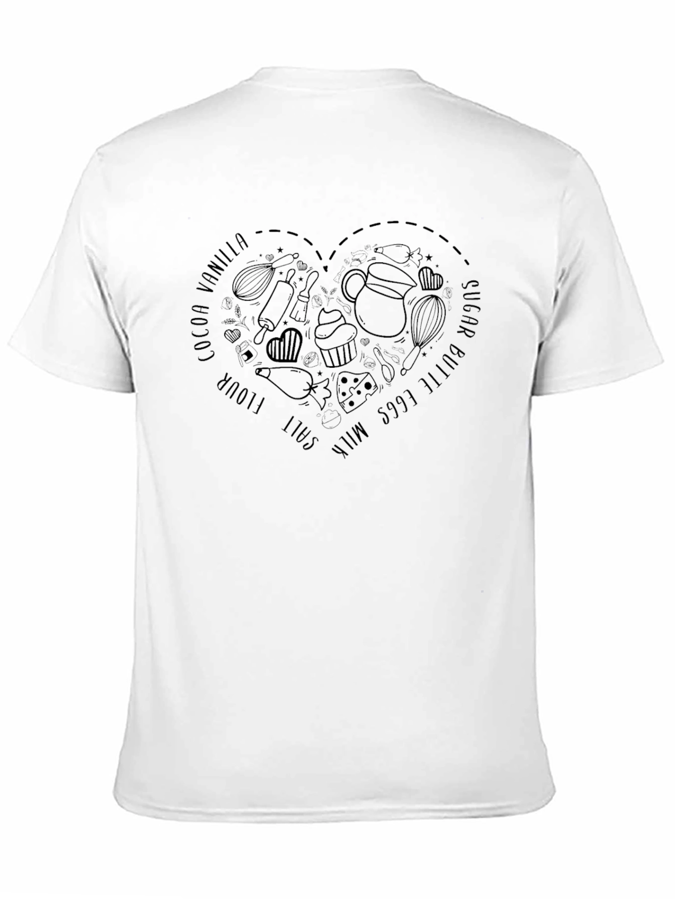 Bakers Heart Graphic T-Shirt