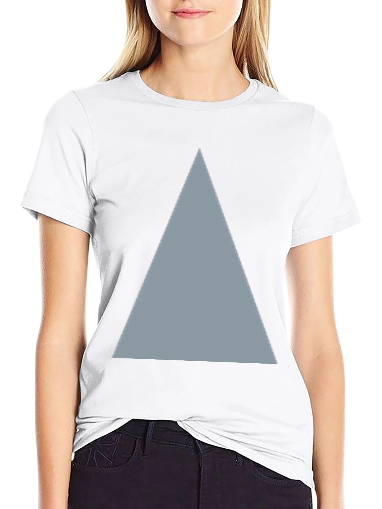 Triangle Graphic Black T-Shirt