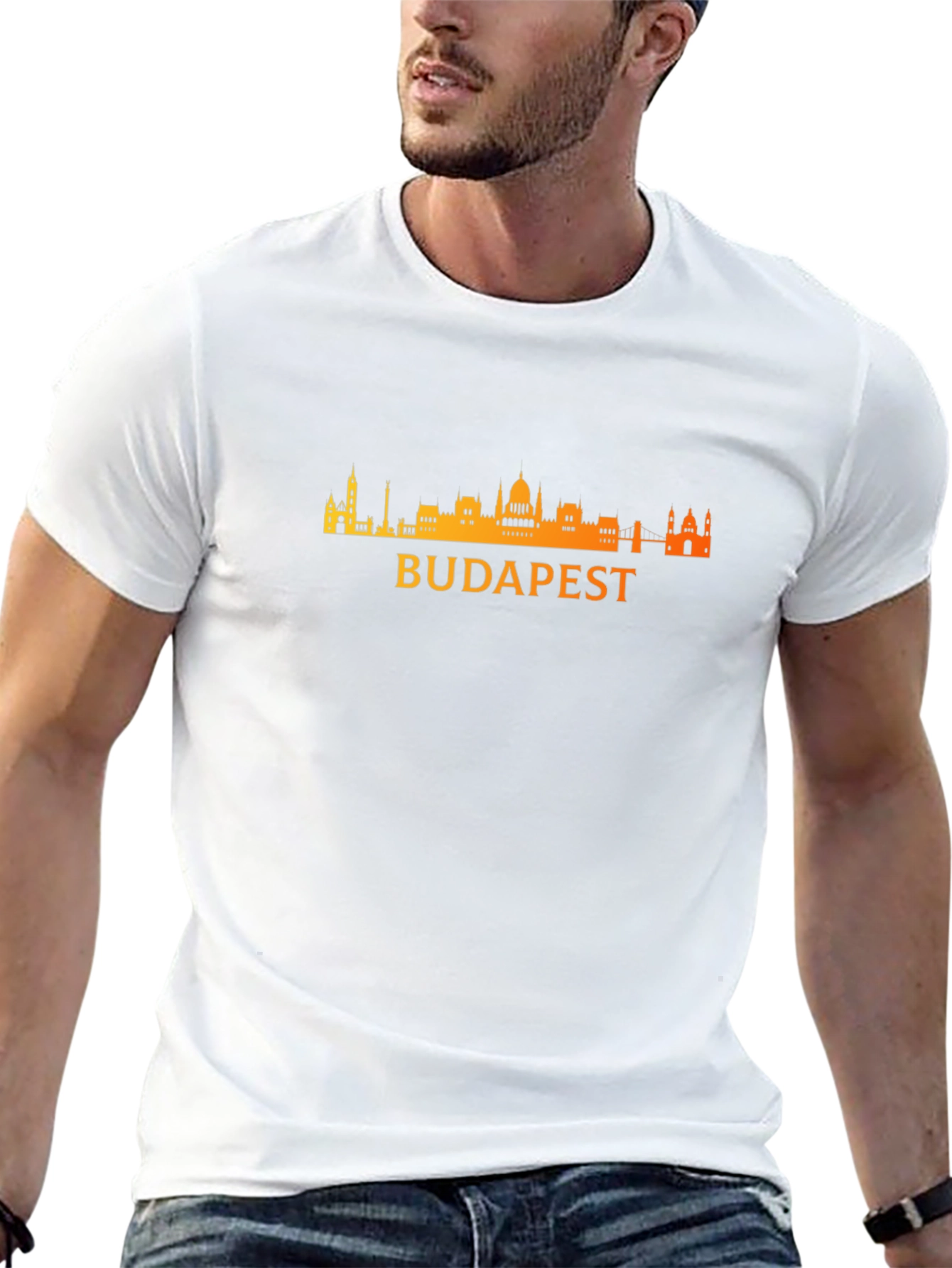 Budapest Skyline Graphic T-Shirt