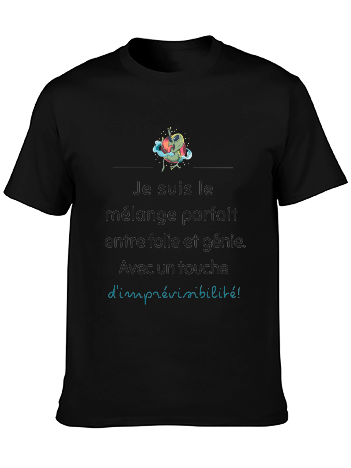 Unique Graphic Tee: Perfect Blend of Madness & Genius