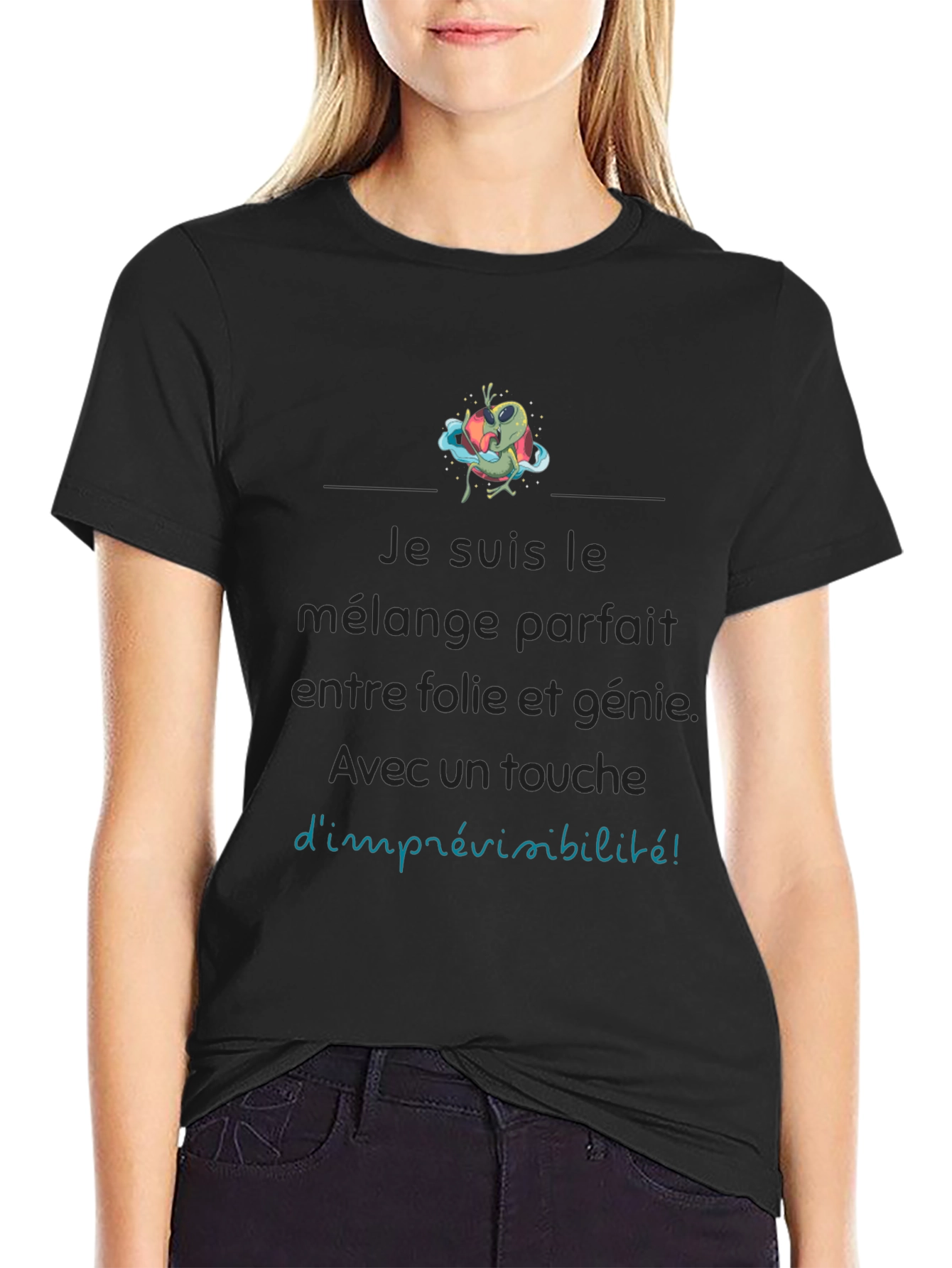 Unique Graphic Tee: Perfect Blend of Madness & Genius