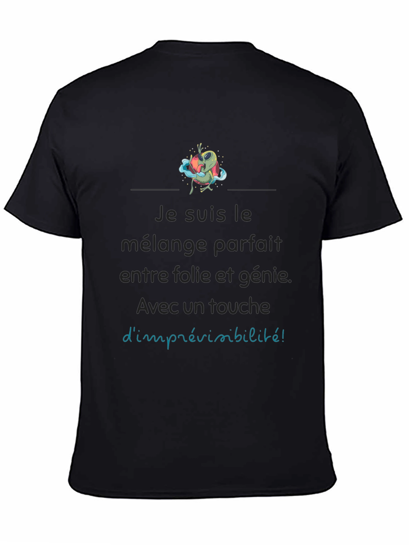 Unique Graphic Tee: Perfect Blend of Madness & Genius