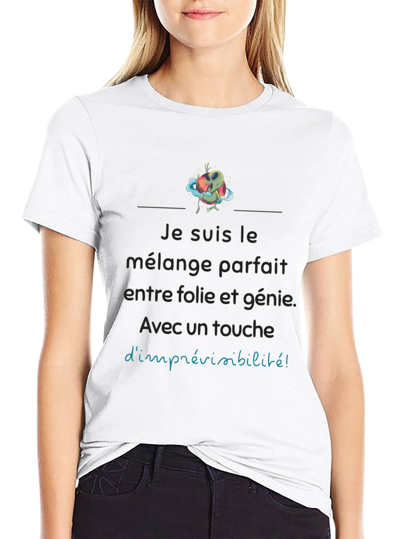 Unique Graphic Tee: Perfect Blend of Madness & Genius