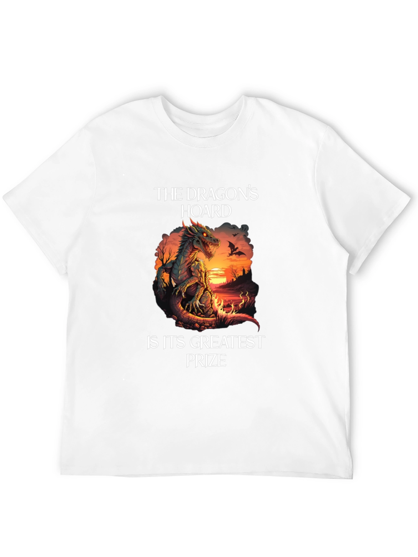 Dragons Hoard Graphic Tee - Fantasy T-Shirt