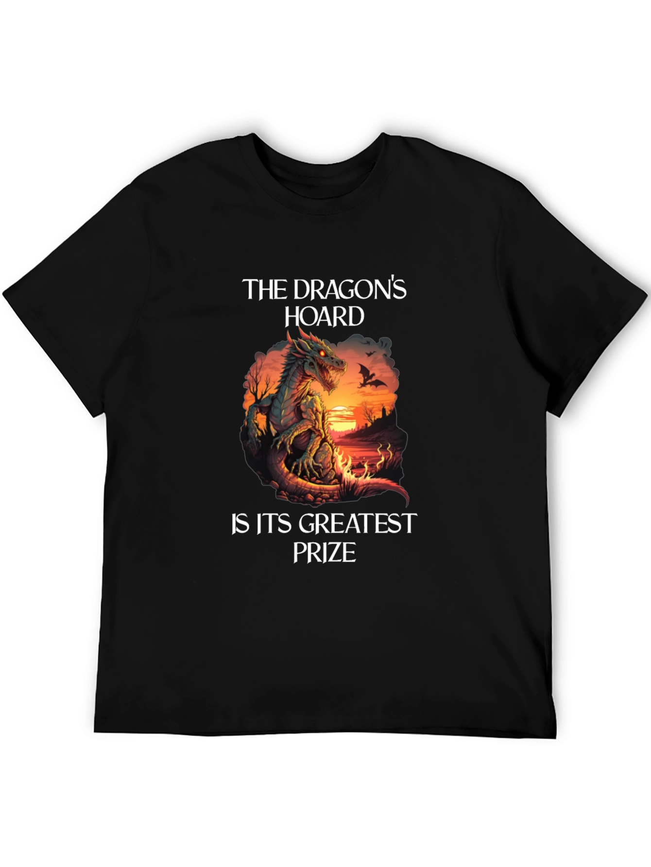 Dragons Hoard Graphic Tee - Fantasy T-Shirt