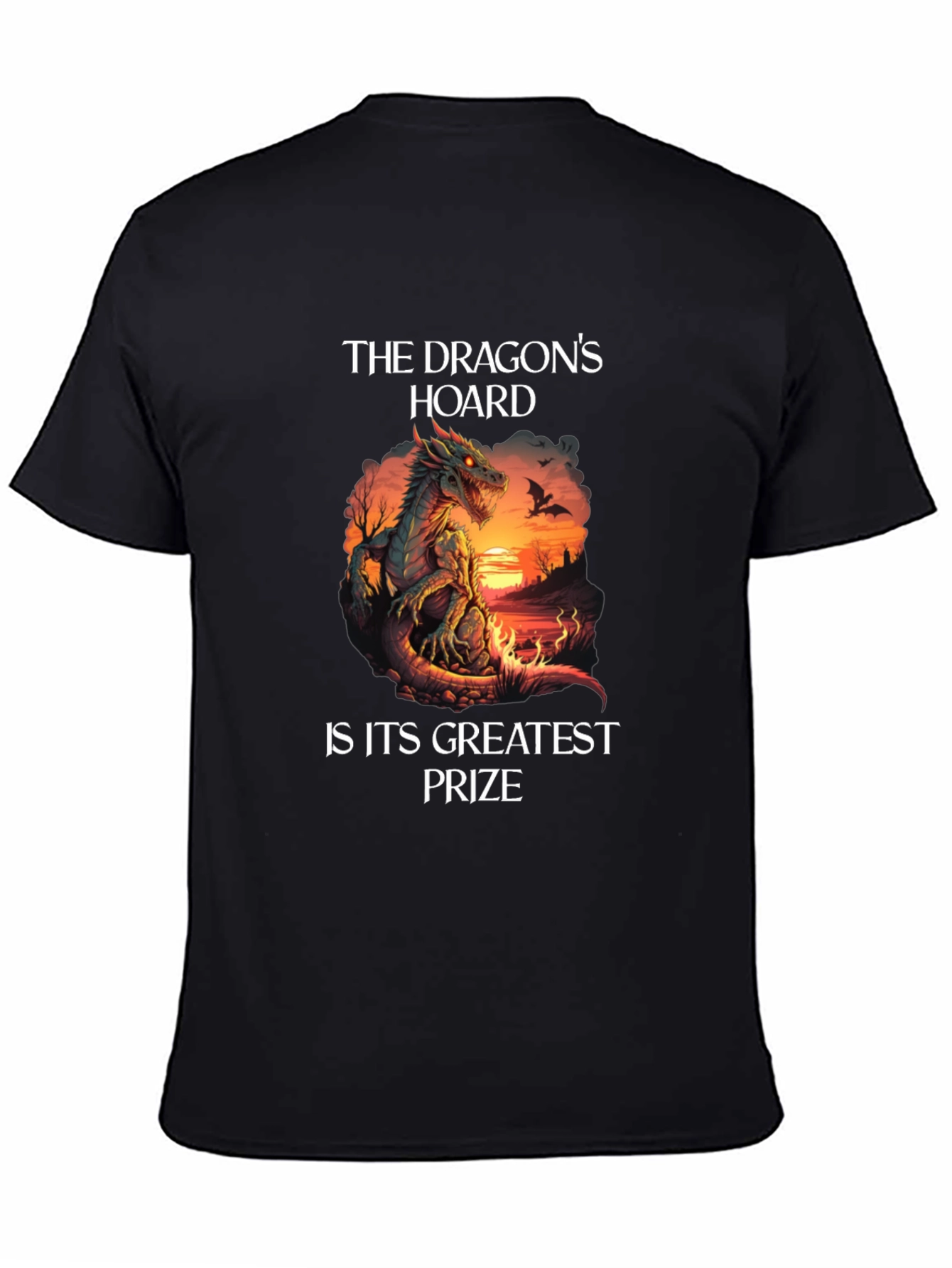 Dragons Hoard Graphic Tee - Fantasy T-Shirt