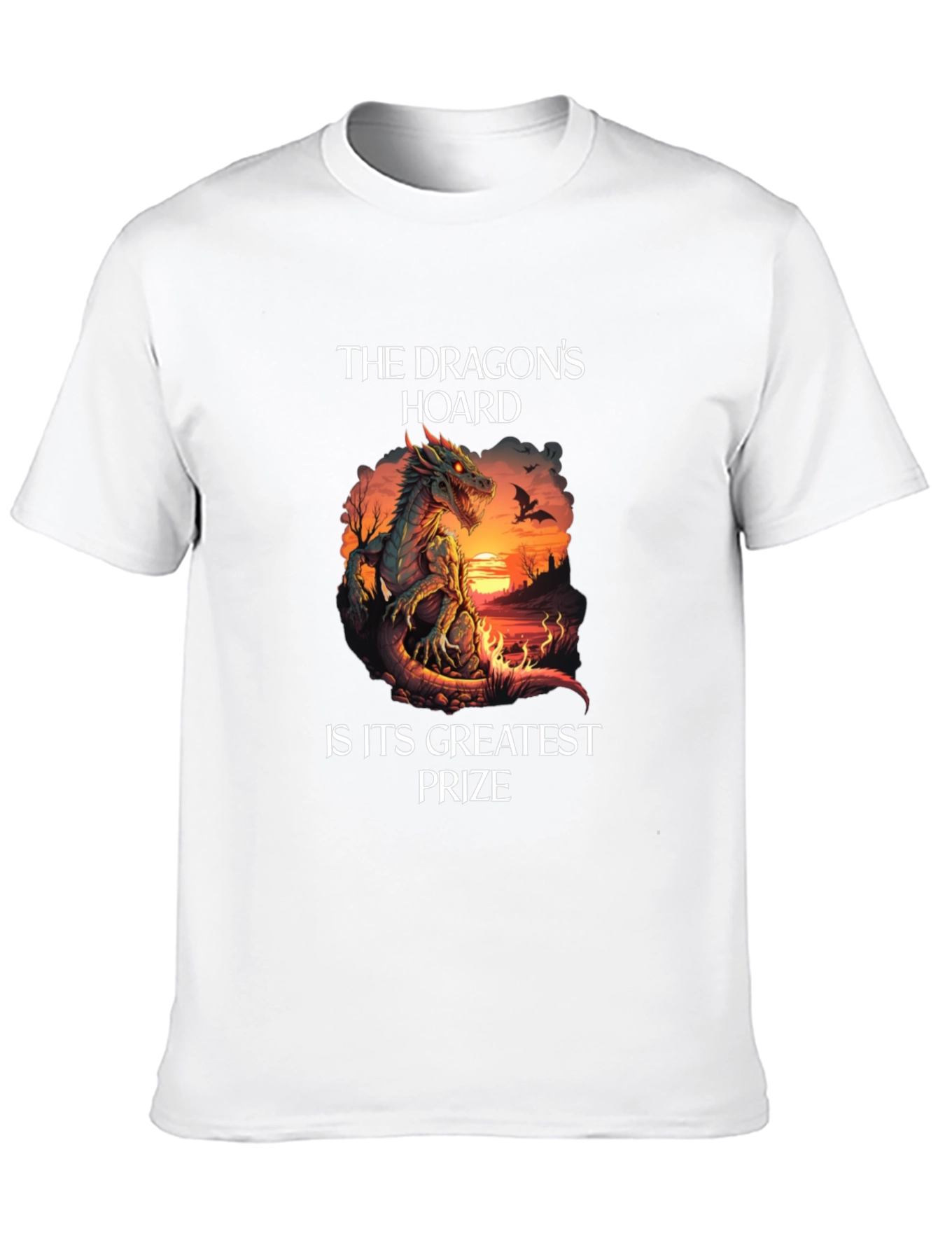 Dragons Hoard Graphic Tee - Fantasy T-Shirt
