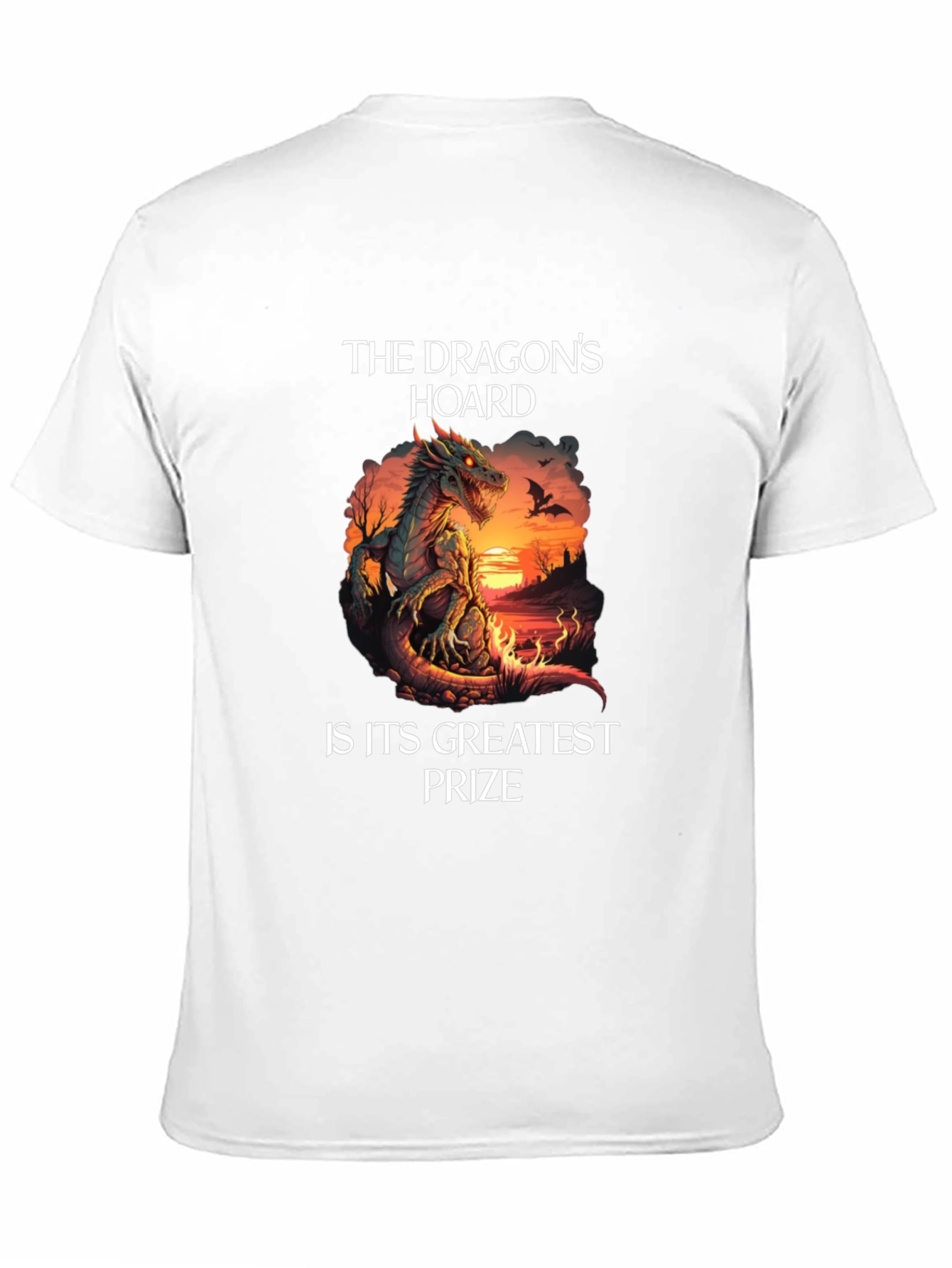 Dragons Hoard Graphic Tee - Fantasy T-Shirt
