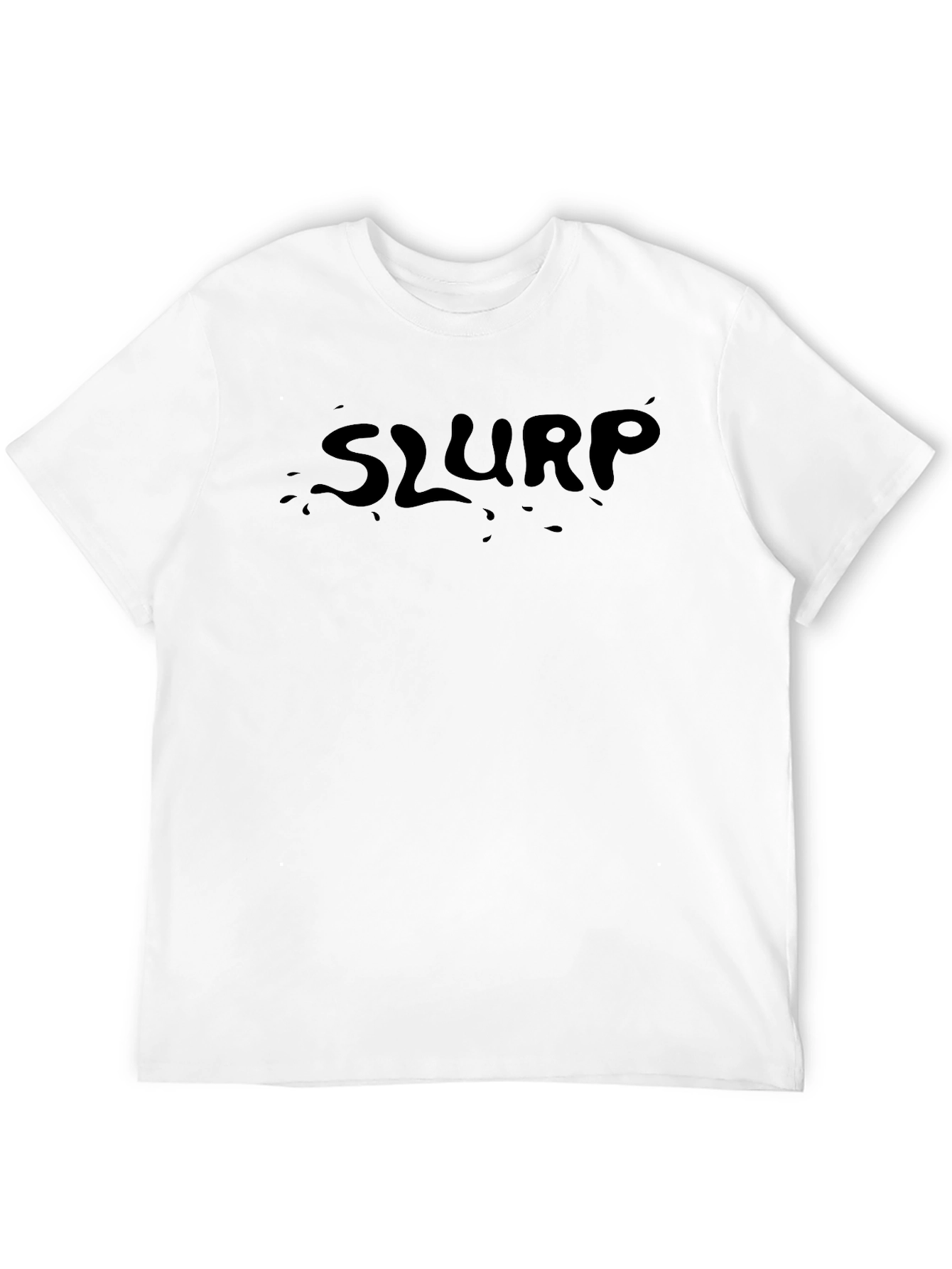 Mens Black SLURP Graphic Print T-Shirt